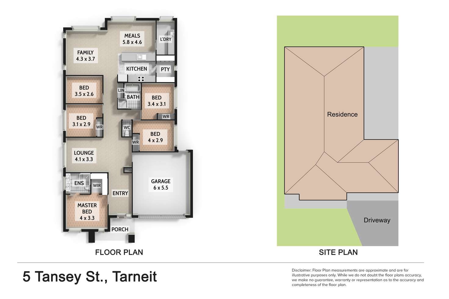 Floorplan of Homely house listing, 5 Tansy Street, Tarneit VIC 3029
