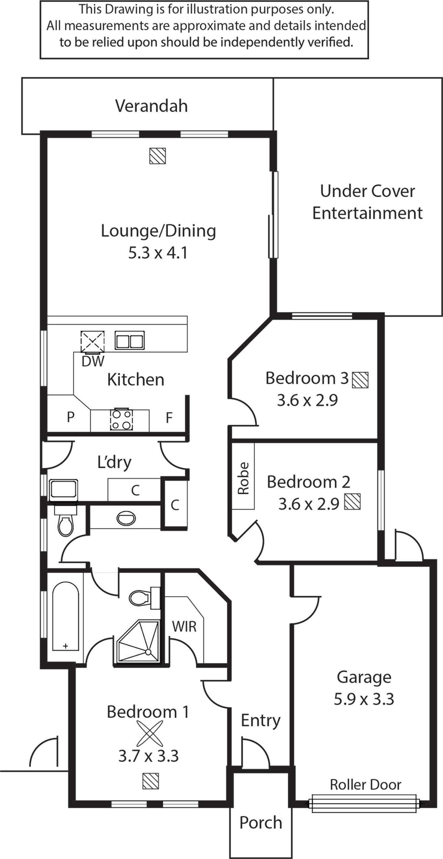 Floorplan of Homely house listing, 2/55 Ann Street, Campbelltown SA 5074