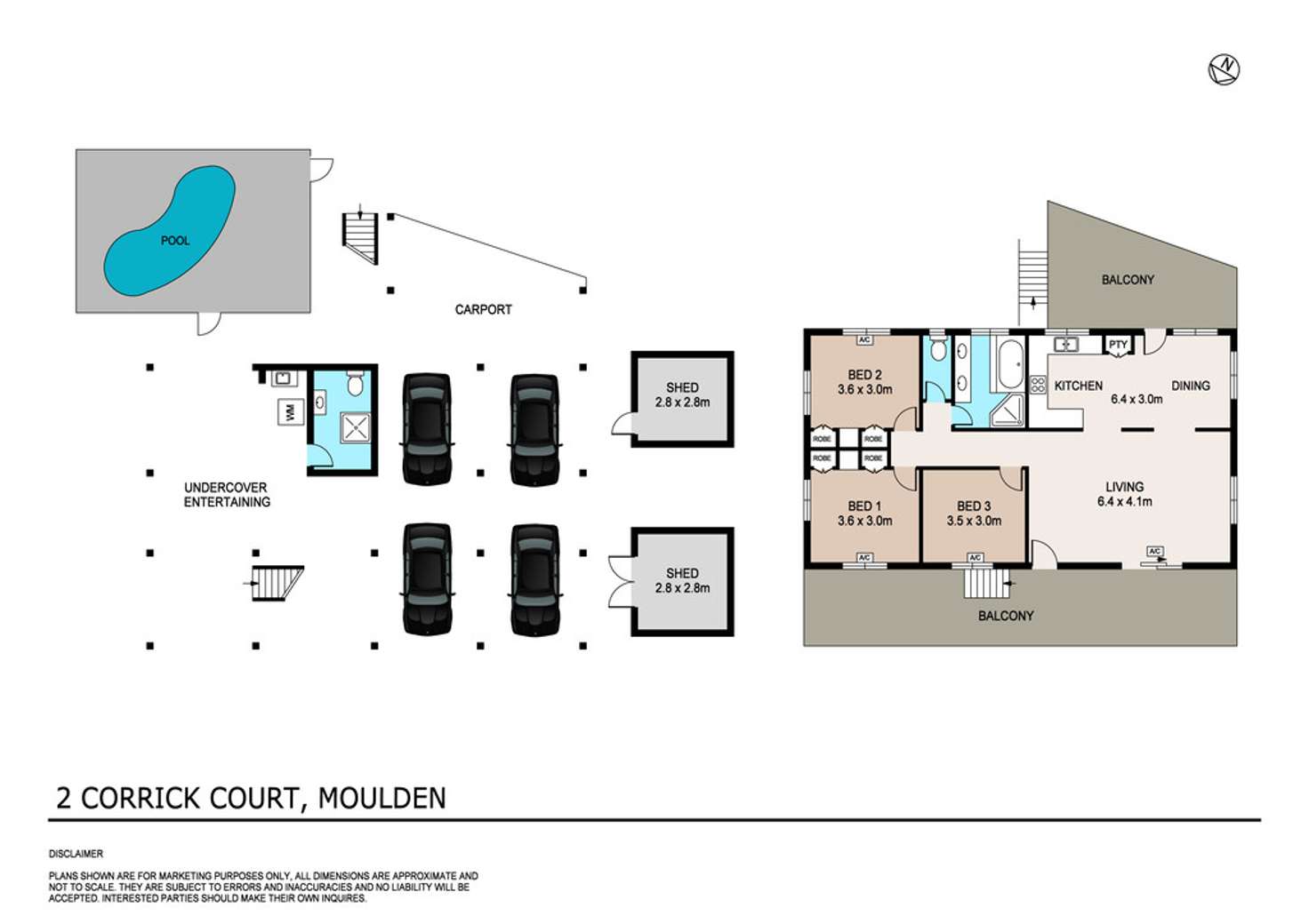Floorplan of Homely house listing, 2 Corrick Court, Moulden NT 830