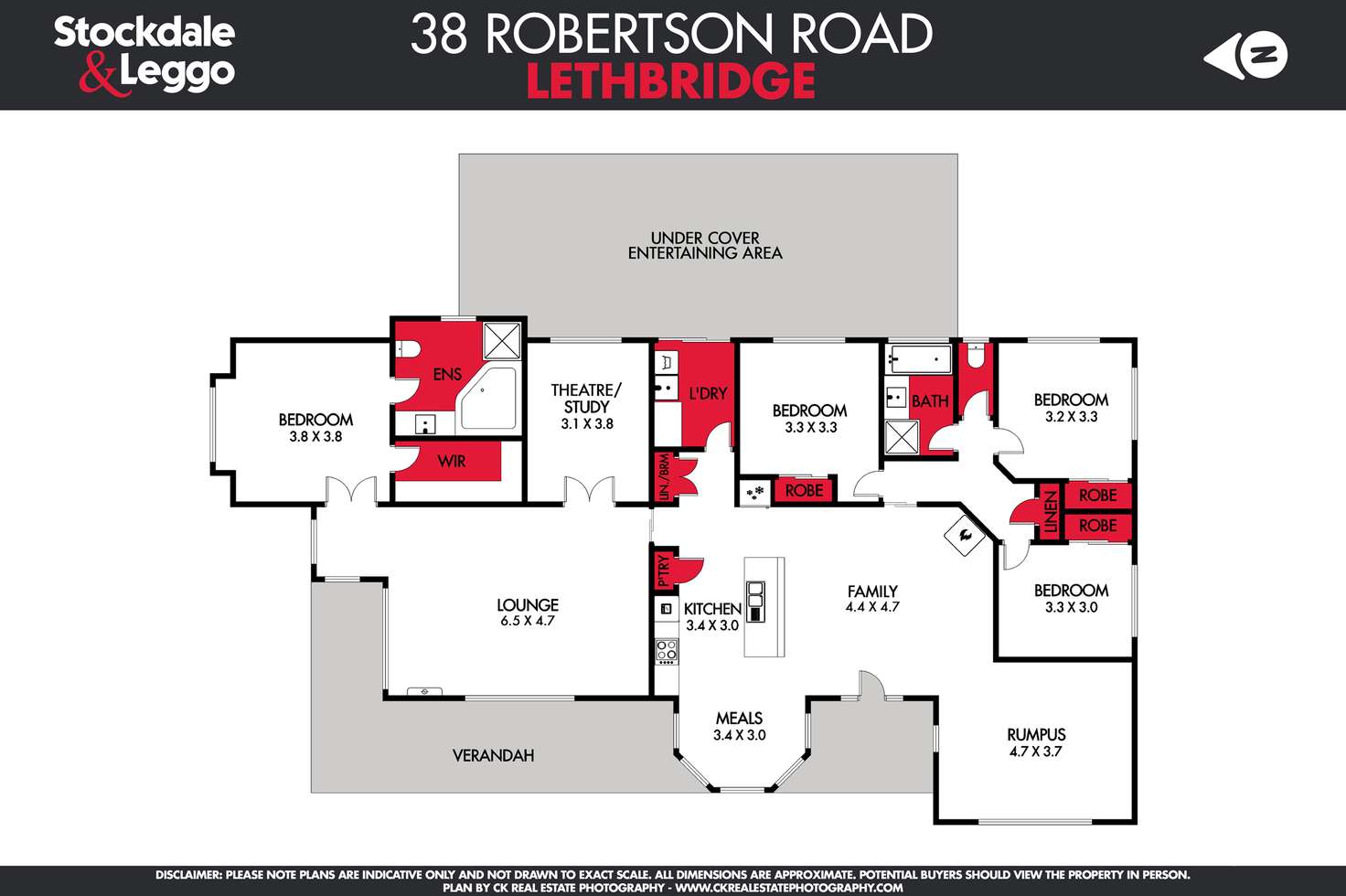 Floorplan of Homely house listing, 38 Robertson Road, Lethbridge VIC 3332