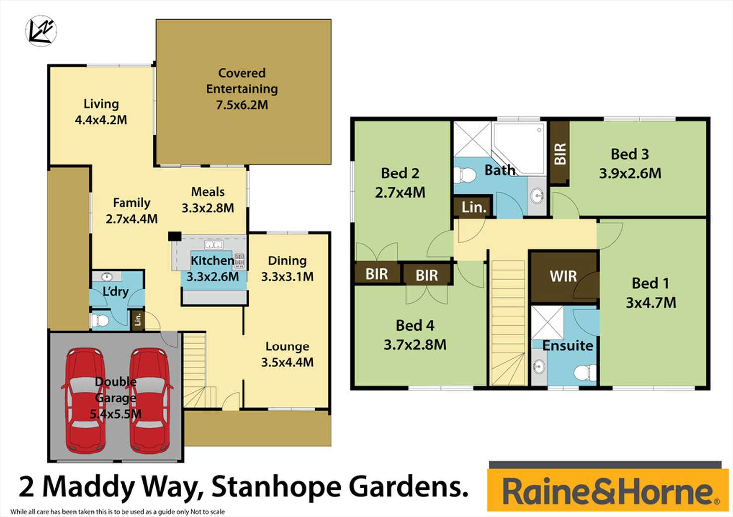 Floorplan of Homely house listing, 2 Maddy Way, Stanhope Gardens NSW 2768