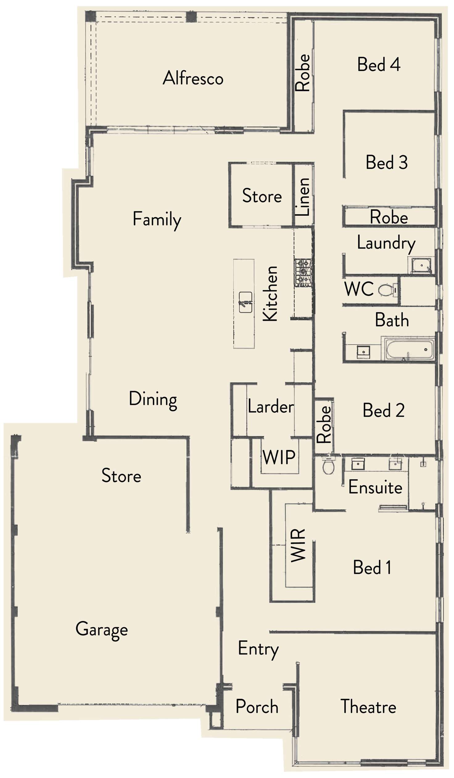 Floorplan of Homely house listing, 99 Weewar Circuit, South Yunderup WA 6208