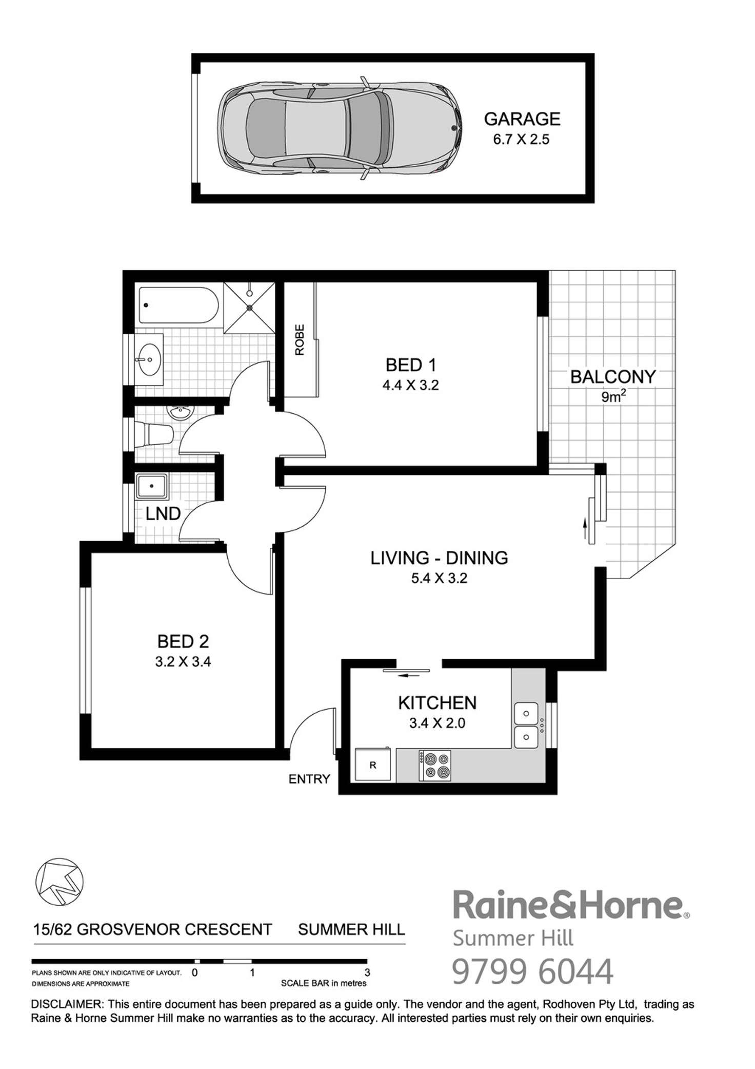 Floorplan of Homely apartment listing, 15/62 Grosvenor Crescent, Summer Hill NSW 2130