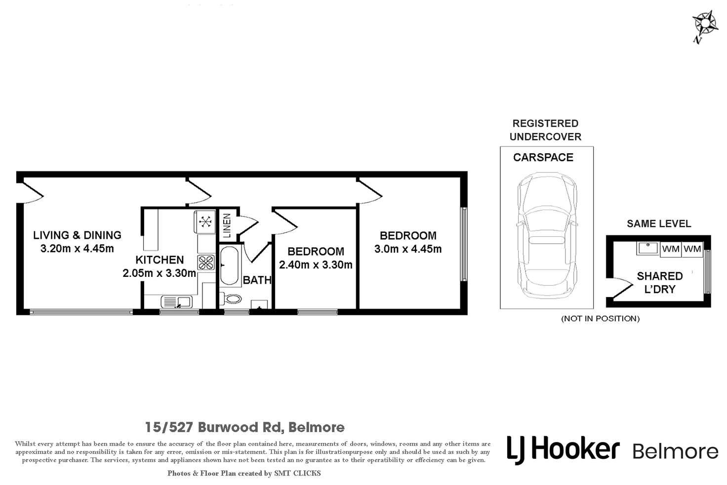 Floorplan of Homely apartment listing, 15/527 Burwood Road, Belmore NSW 2192