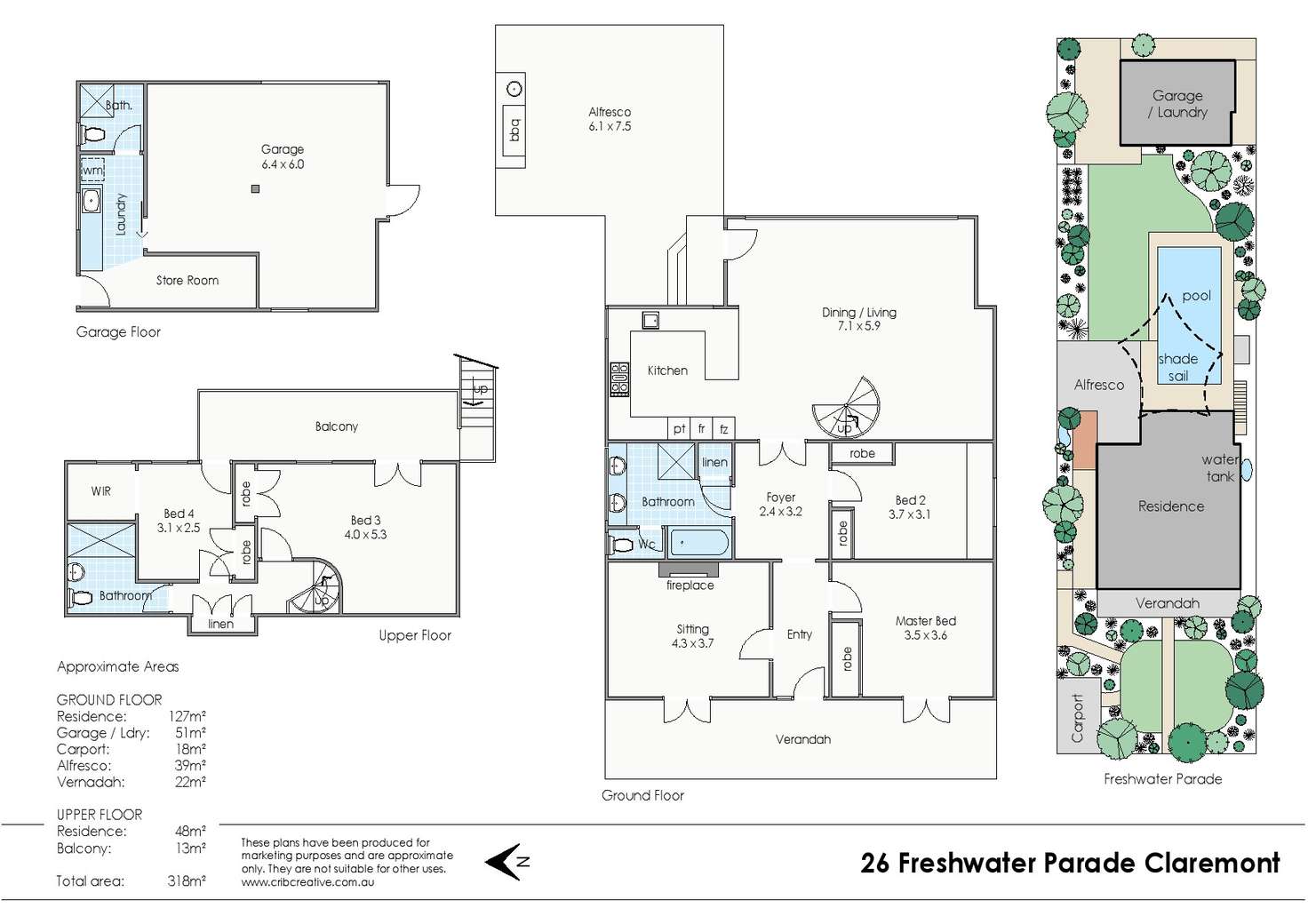 Floorplan of Homely house listing, 26 Freshwater Parade, Claremont WA 6010