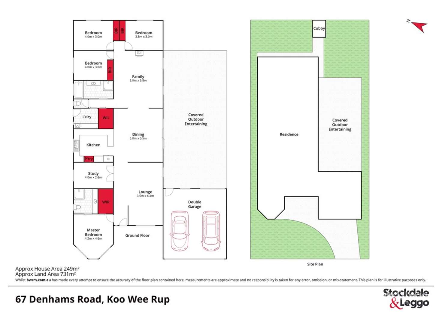 Floorplan of Homely house listing, 67 Denhams Road, Koo Wee Rup VIC 3981