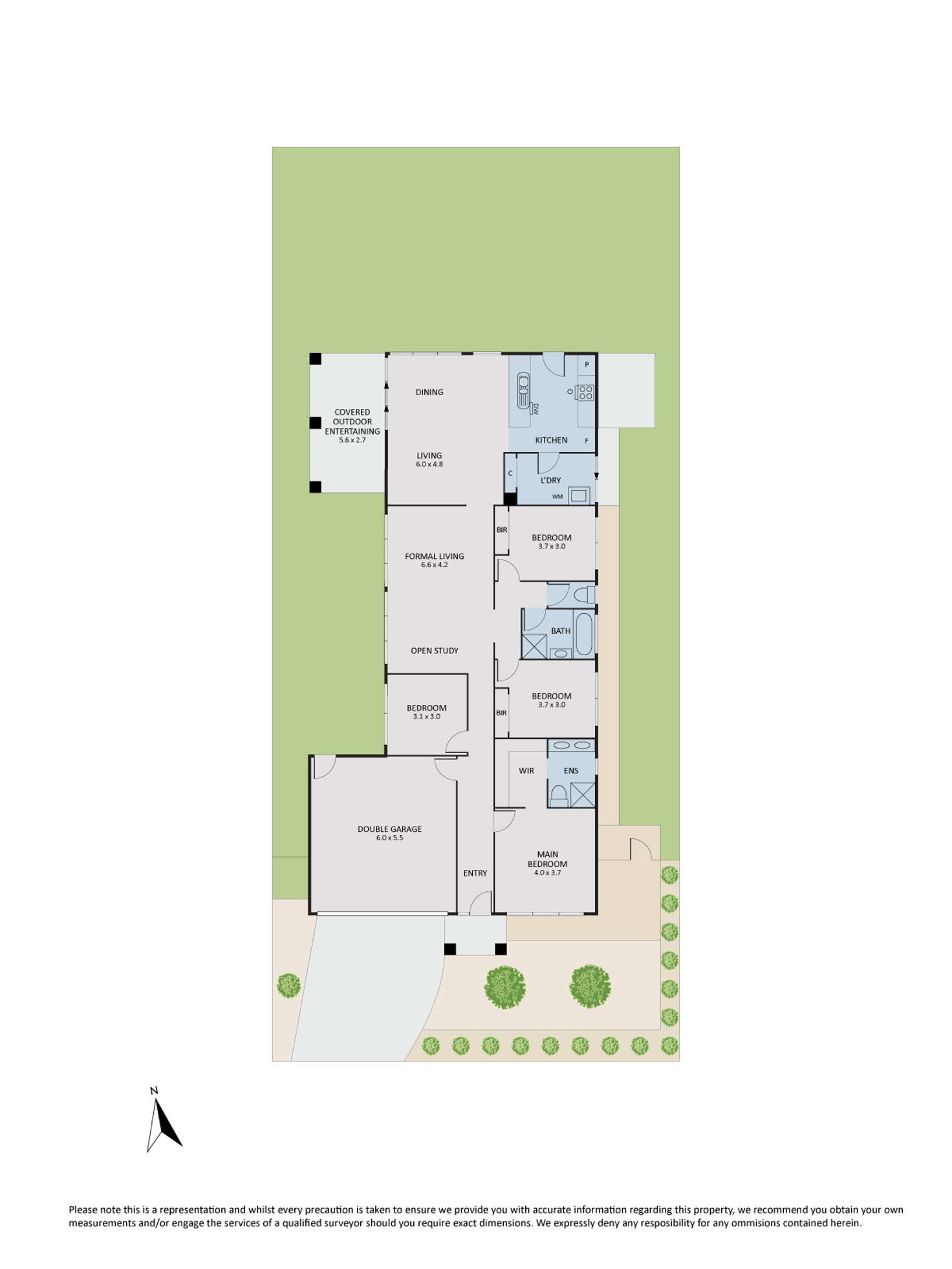 Floorplan of Homely house listing, 12 Menzies Promenade, Derrimut VIC 3026