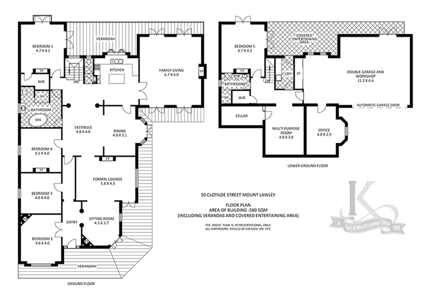 Floorplan of Homely house listing, 50 Clotilde Street, Mount Lawley WA 6050