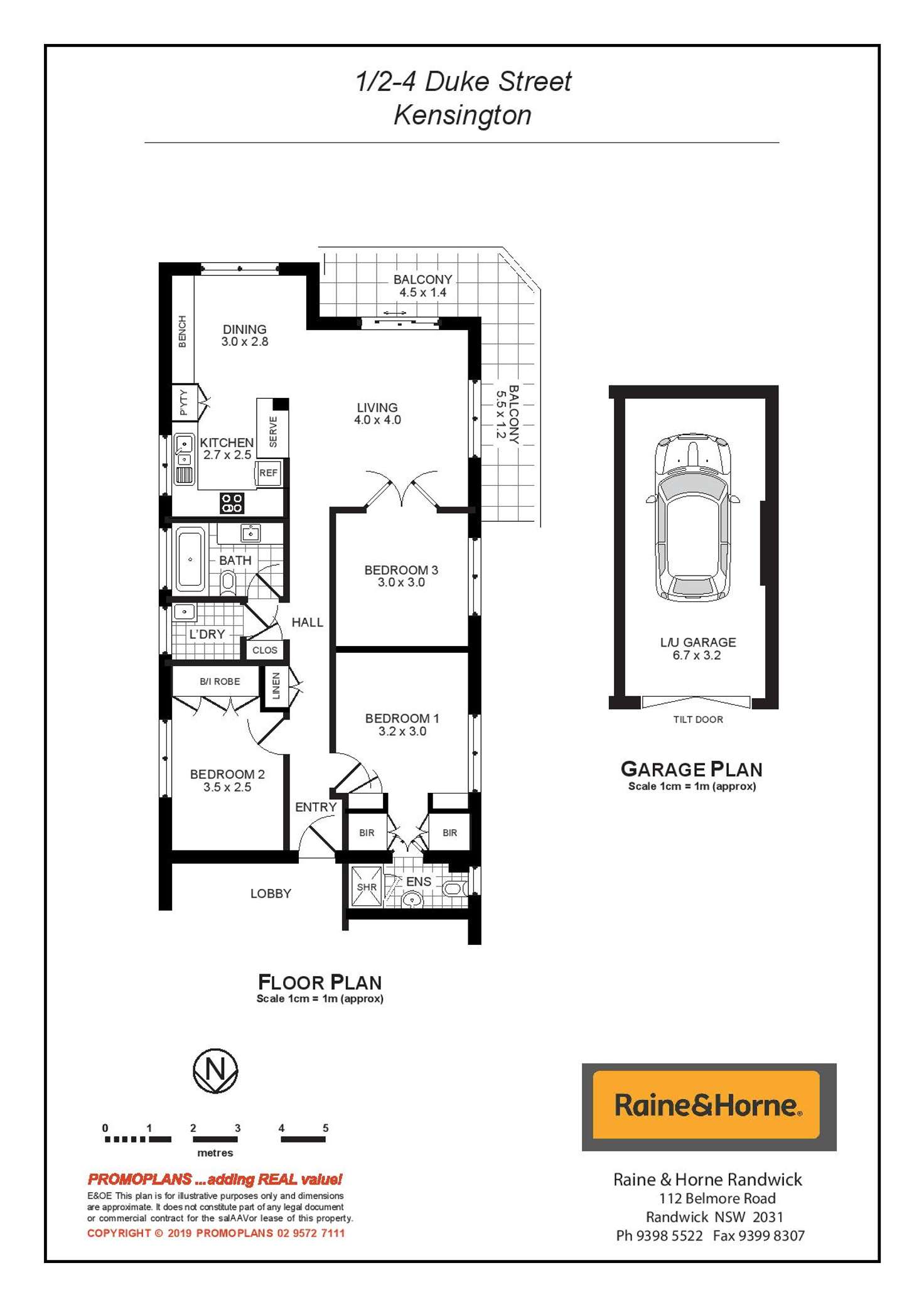 Floorplan of Homely apartment listing, 1/2-4 Duke Street, Kensington NSW 2033