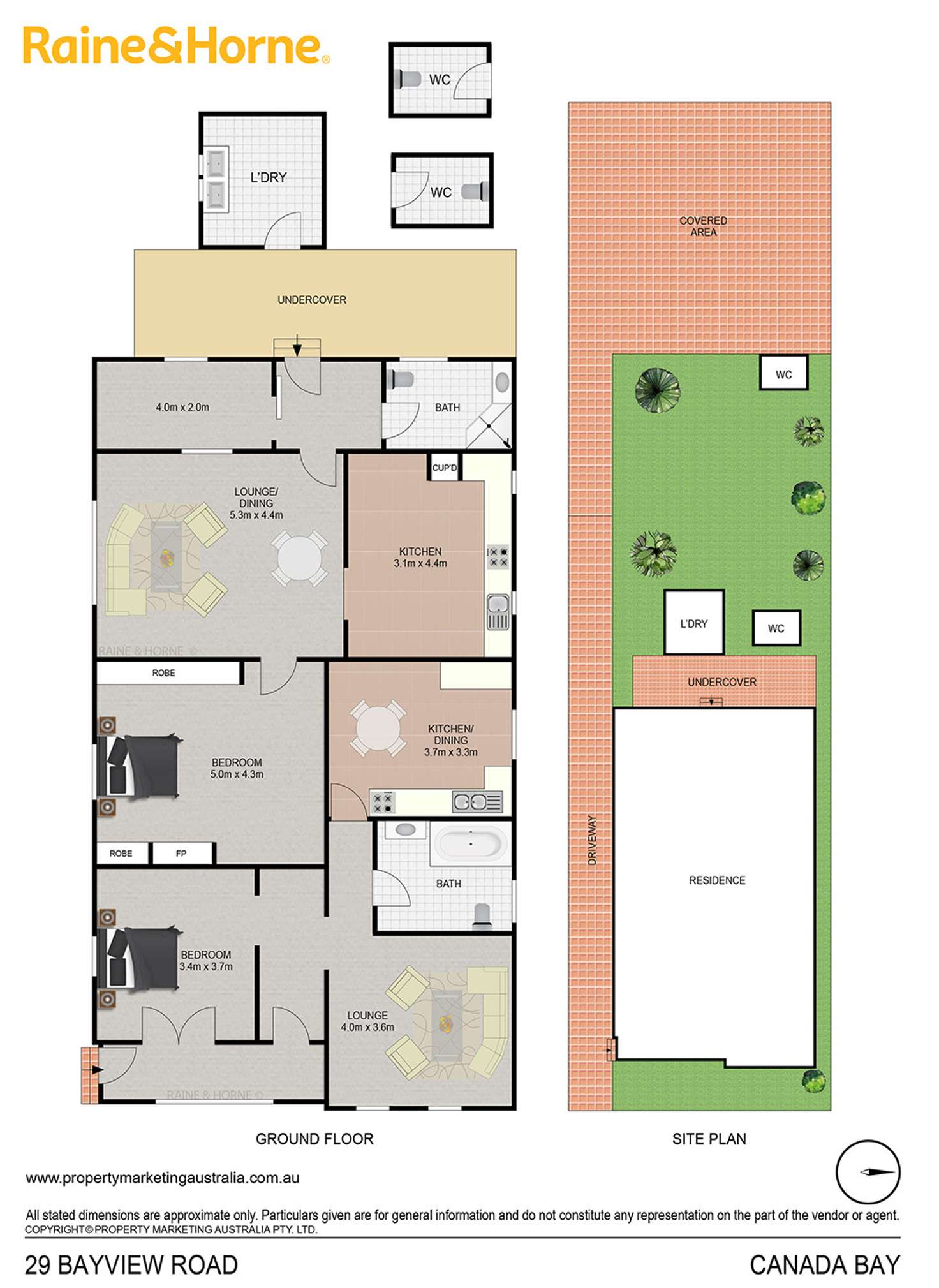 Floorplan of Homely house listing, 29 BAYVIEW ROAD, Canada Bay NSW 2046