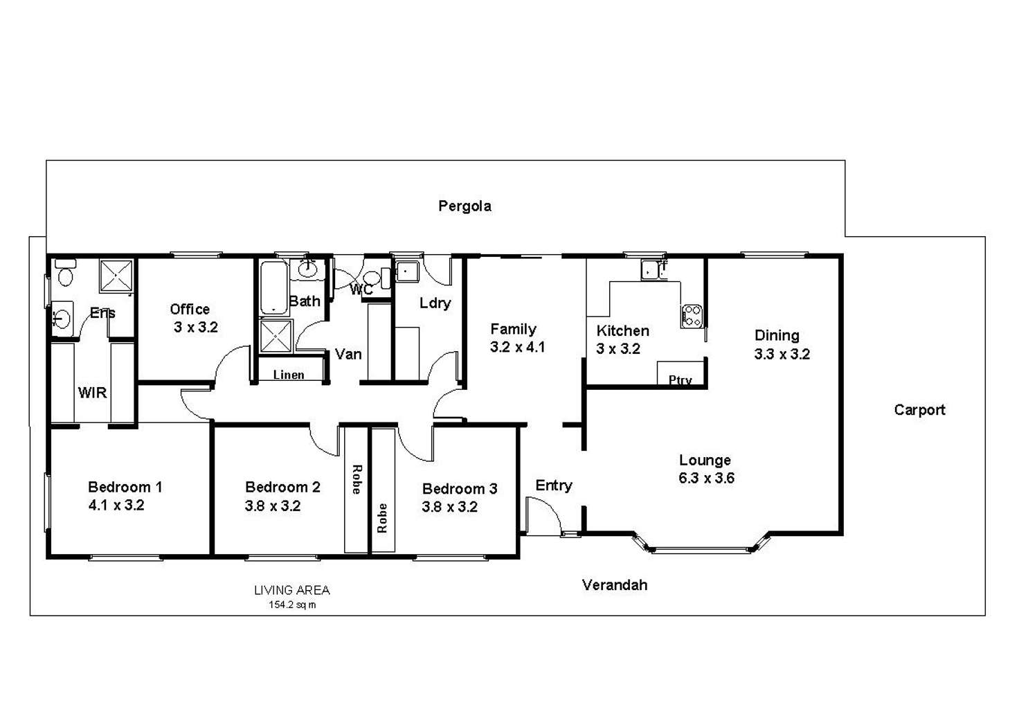 Floorplan of Homely house listing, 10 Wamsley Road, Barmera SA 5345