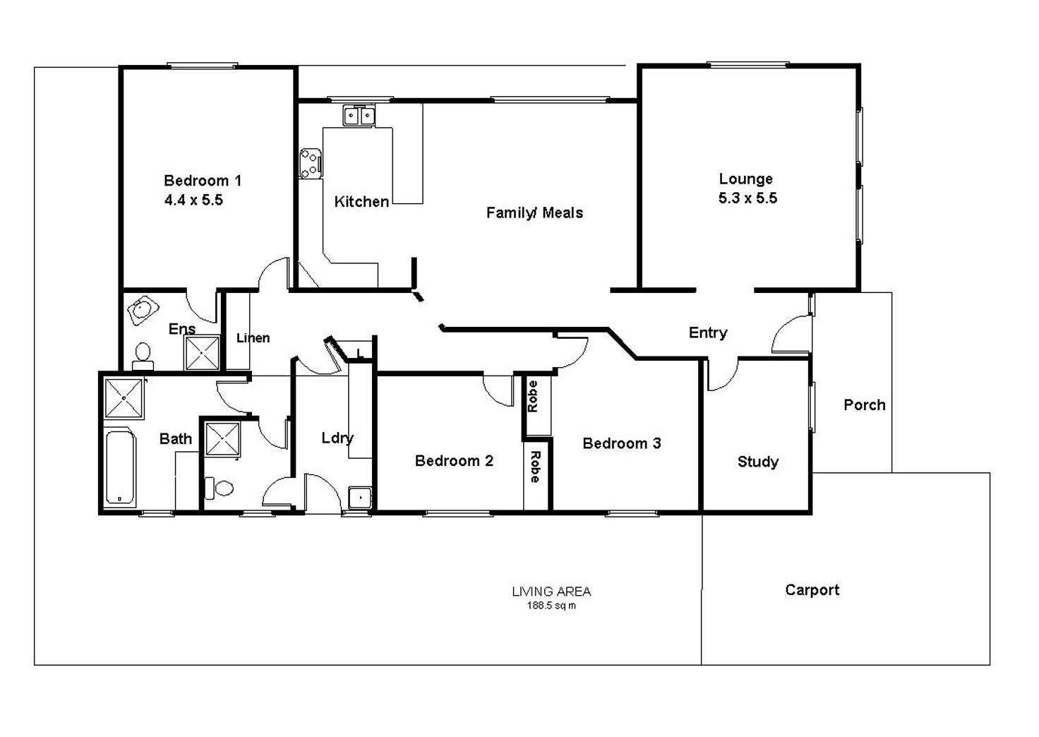 Floorplan of Homely house listing, 14 Padman Court, Berri SA 5343