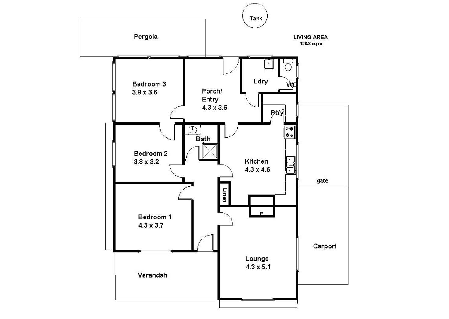 Floorplan of Homely house listing, 4 Worman Street, Berri SA 5343