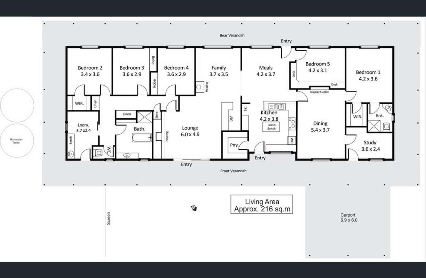 Floorplan of Homely ruralOther listing, 595 Morgan Road, Barmera SA 5345