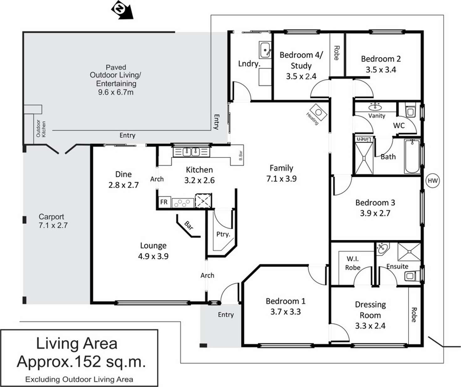 Floorplan of Homely house listing, 12 Beames Road, Via Berri, Lyrup SA 5343