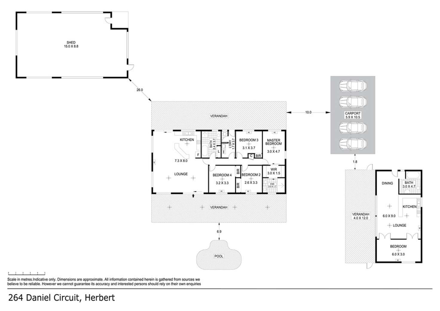 Floorplan of Homely house listing, 264 Daniel Circuit, Herbert NT 836