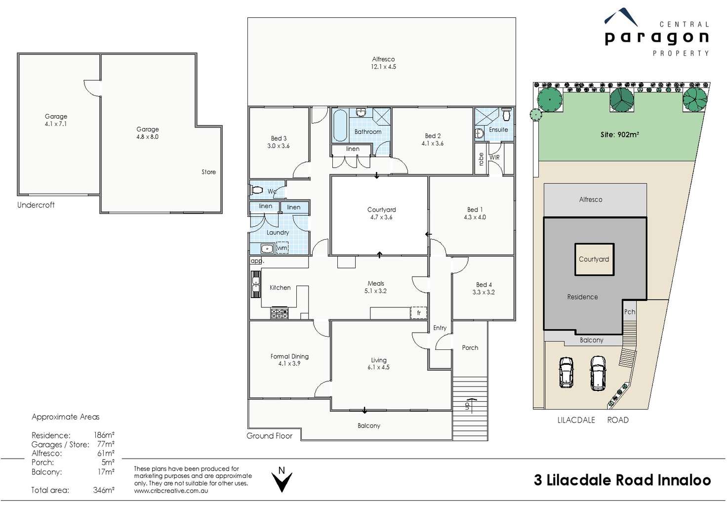 Floorplan of Homely house listing, 3 Lilacdale Road, Innaloo WA 6018