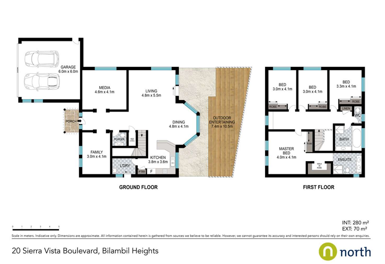 Floorplan of Homely house listing, 20 Sierra Vista Boulevard, Bilambil Heights NSW 2486