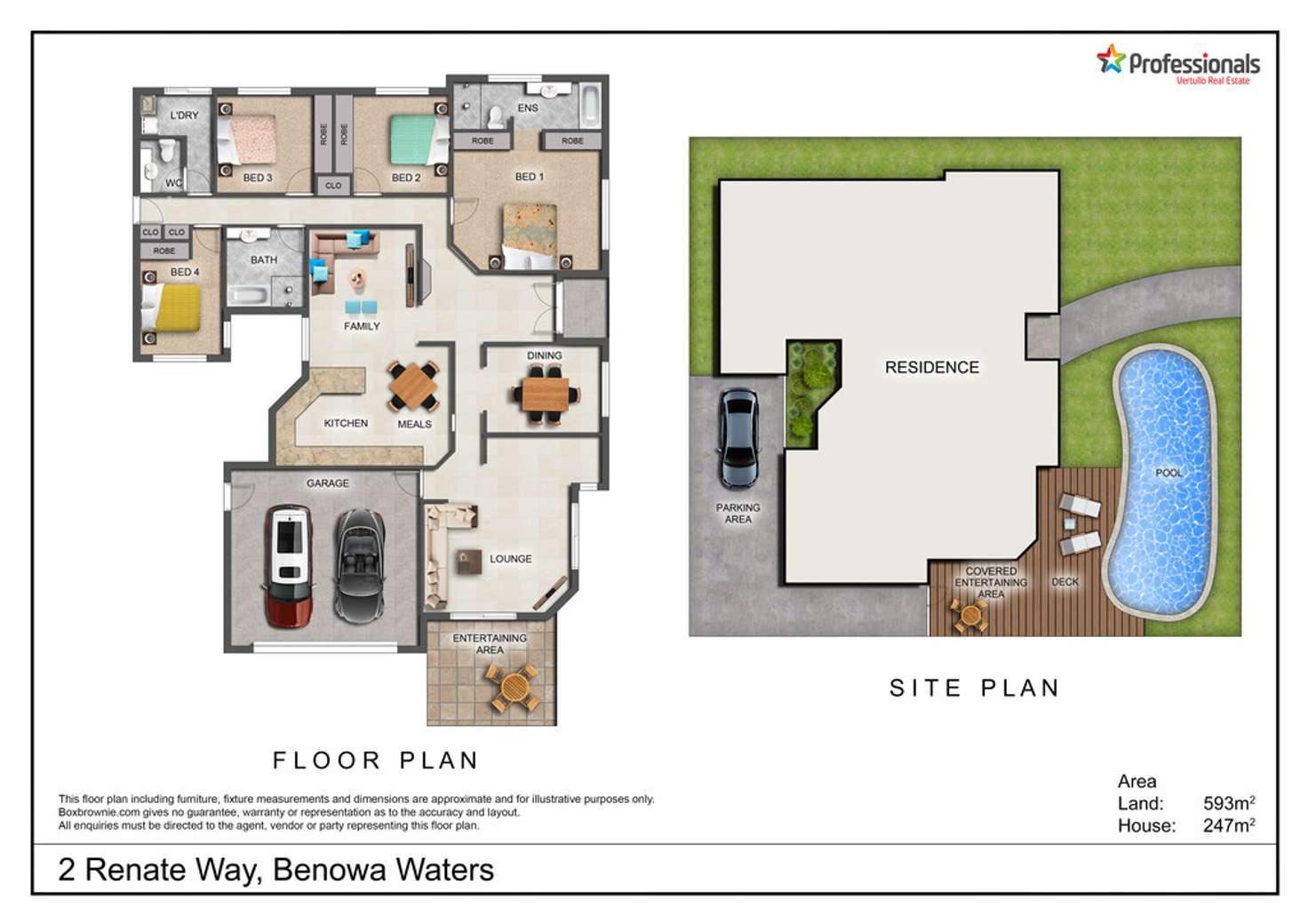 Floorplan of Homely house listing, 2 Renate Way, Benowa Waters QLD 4217