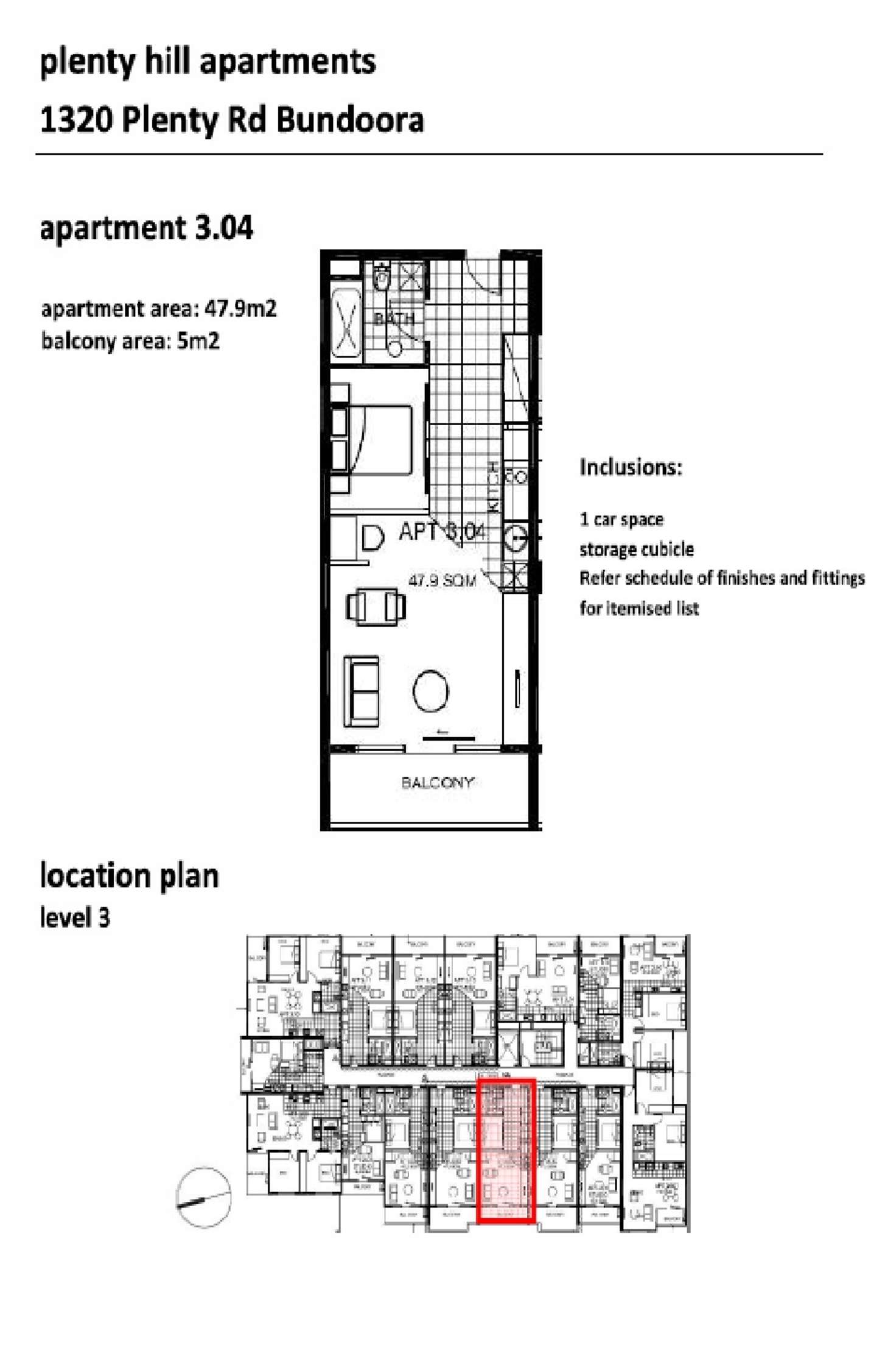 Floorplan of Homely apartment listing, 304/1320 Plenty Road, Bundoora VIC 3083