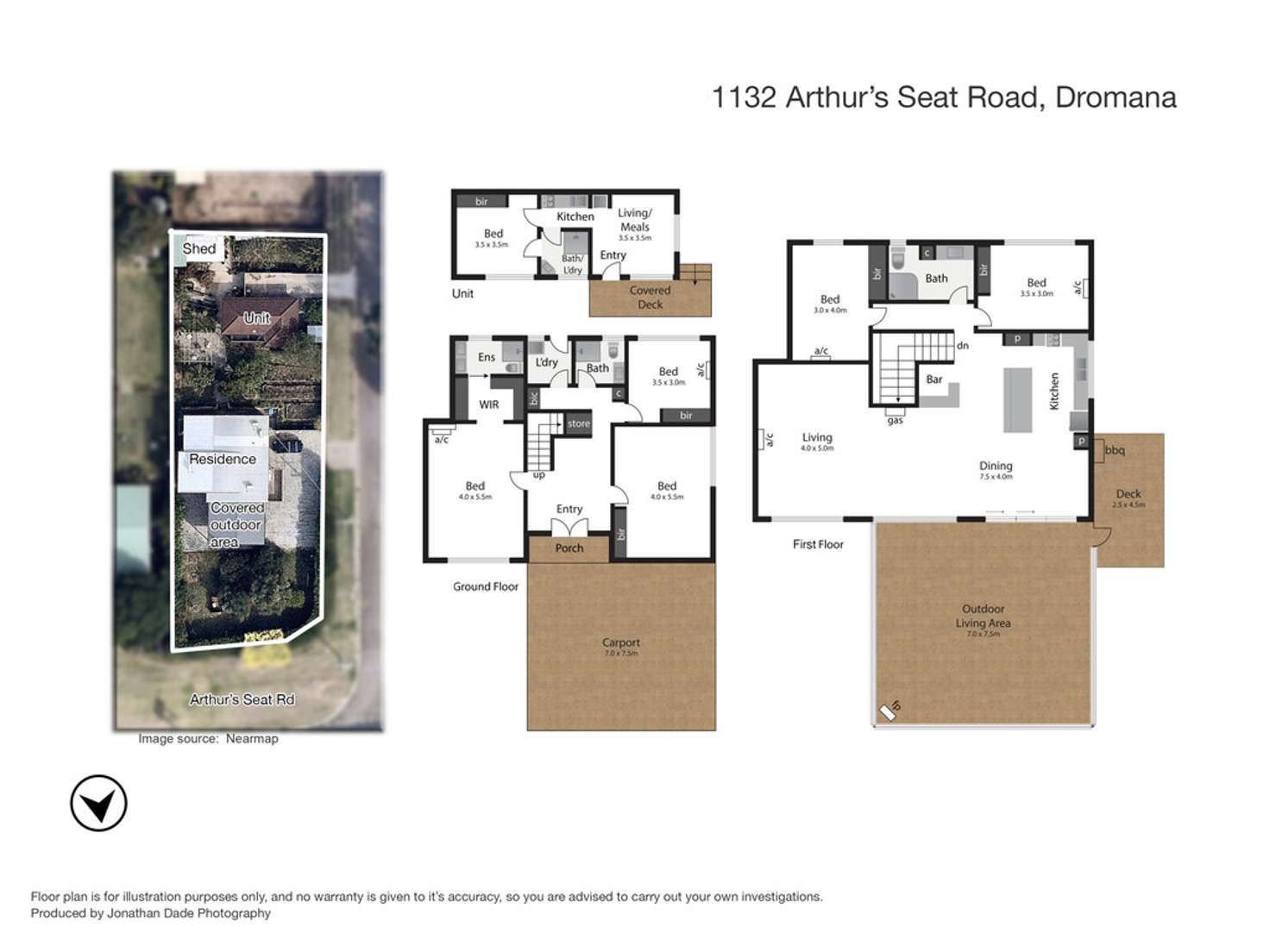 Floorplan of Homely house listing, 1132 Arthurs Seat Road, Dromana VIC 3936