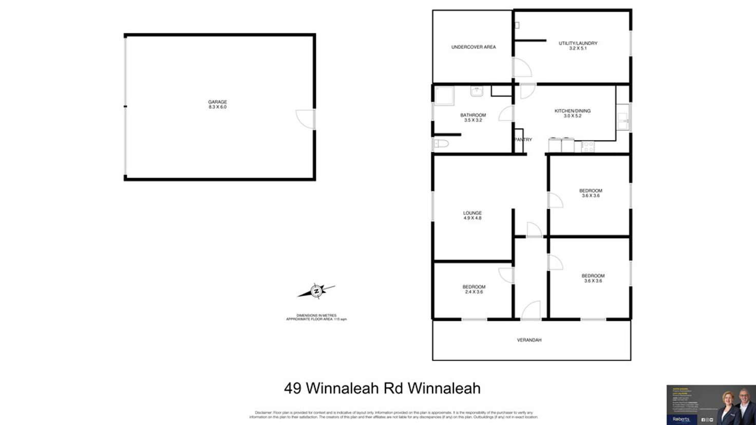 Floorplan of Homely house listing, 49 Winnaleah Road, Winnaleah TAS 7265