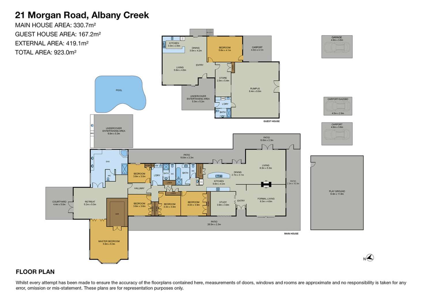 Floorplan of Homely house listing, 21 Morgan Road, Albany Creek QLD 4035