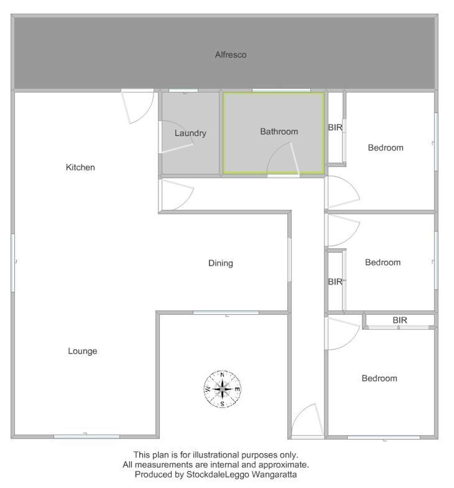 Floorplan of Homely house listing, 17 Siege Street, Glenrowan VIC 3675