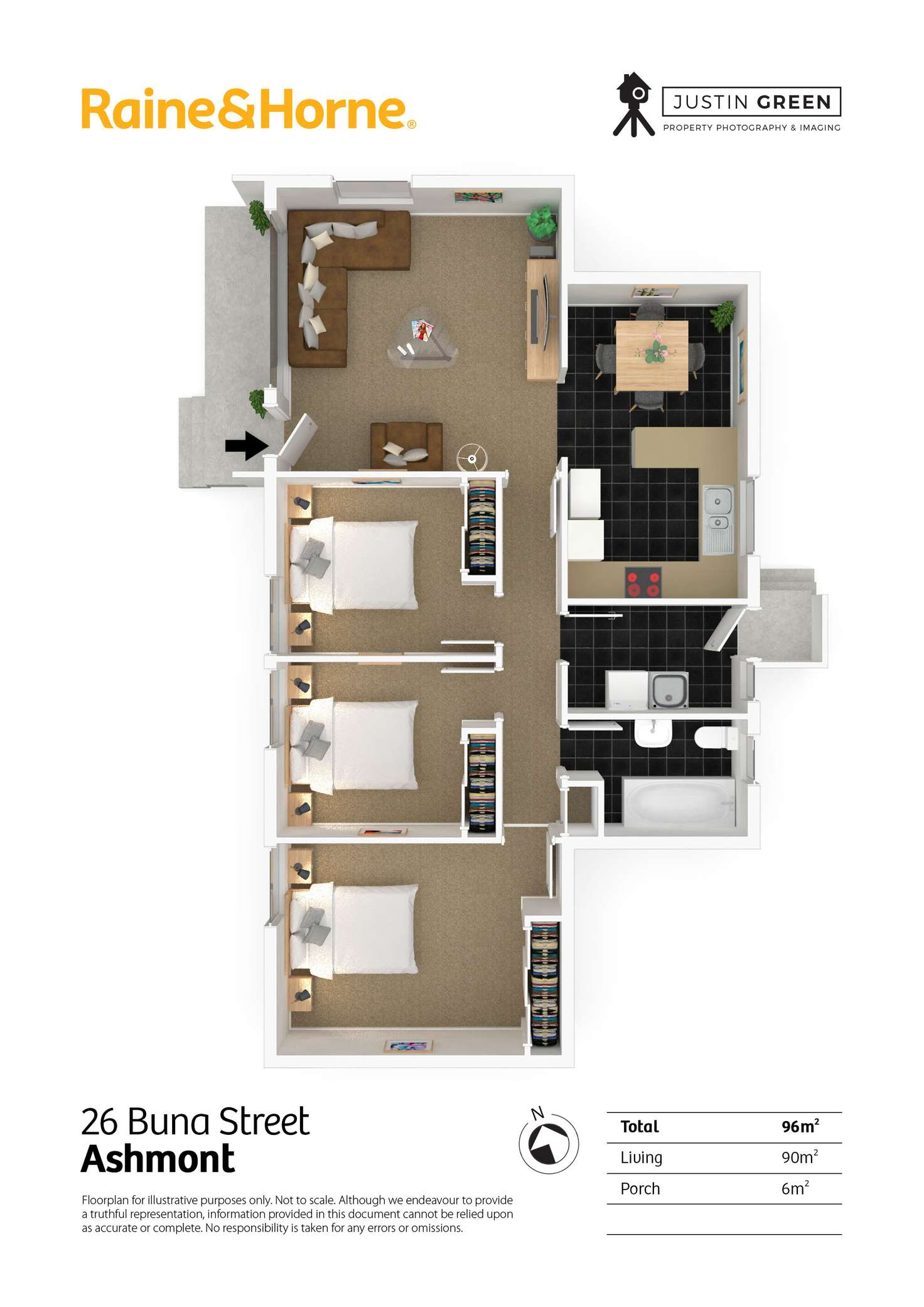 Floorplan of Homely house listing, 26 Buna Street, Ashmont NSW 2650