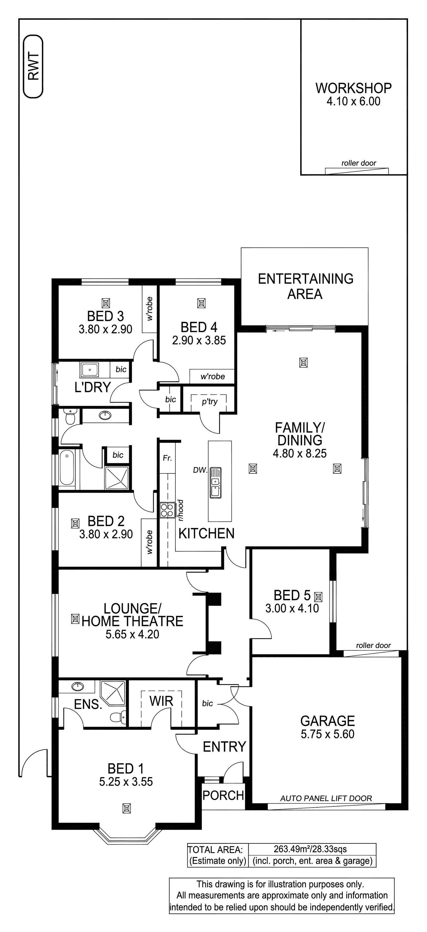 Floorplan of Homely house listing, 38 Rockville Avenue, Daw Park SA 5041