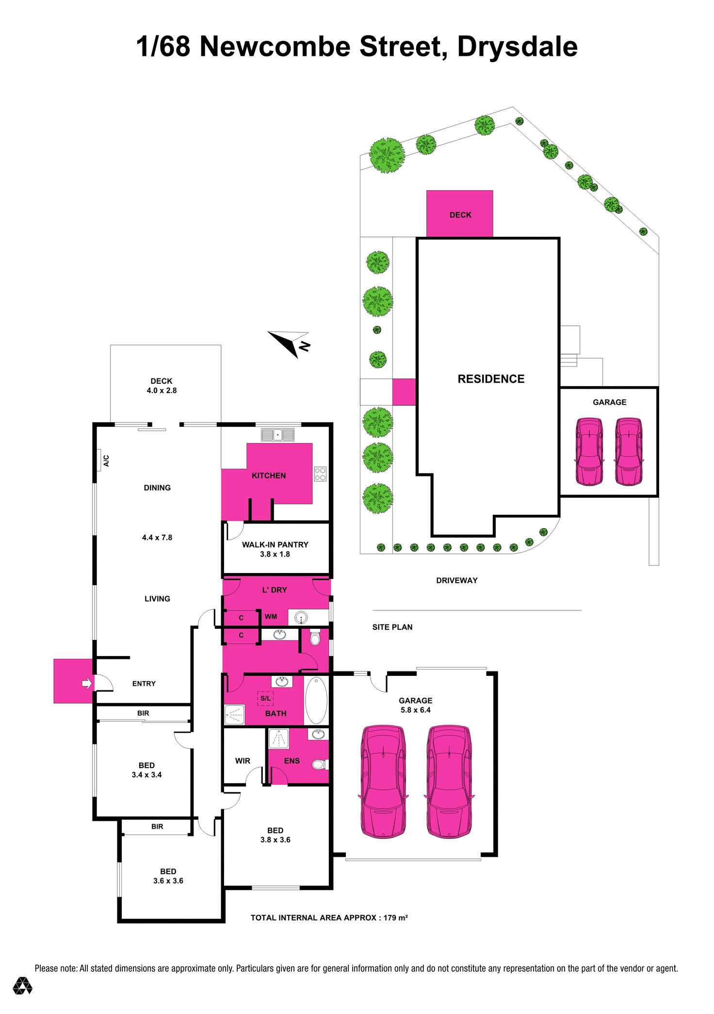 Floorplan of Homely house listing, 1/68 Newcombe Street, Drysdale VIC 3222