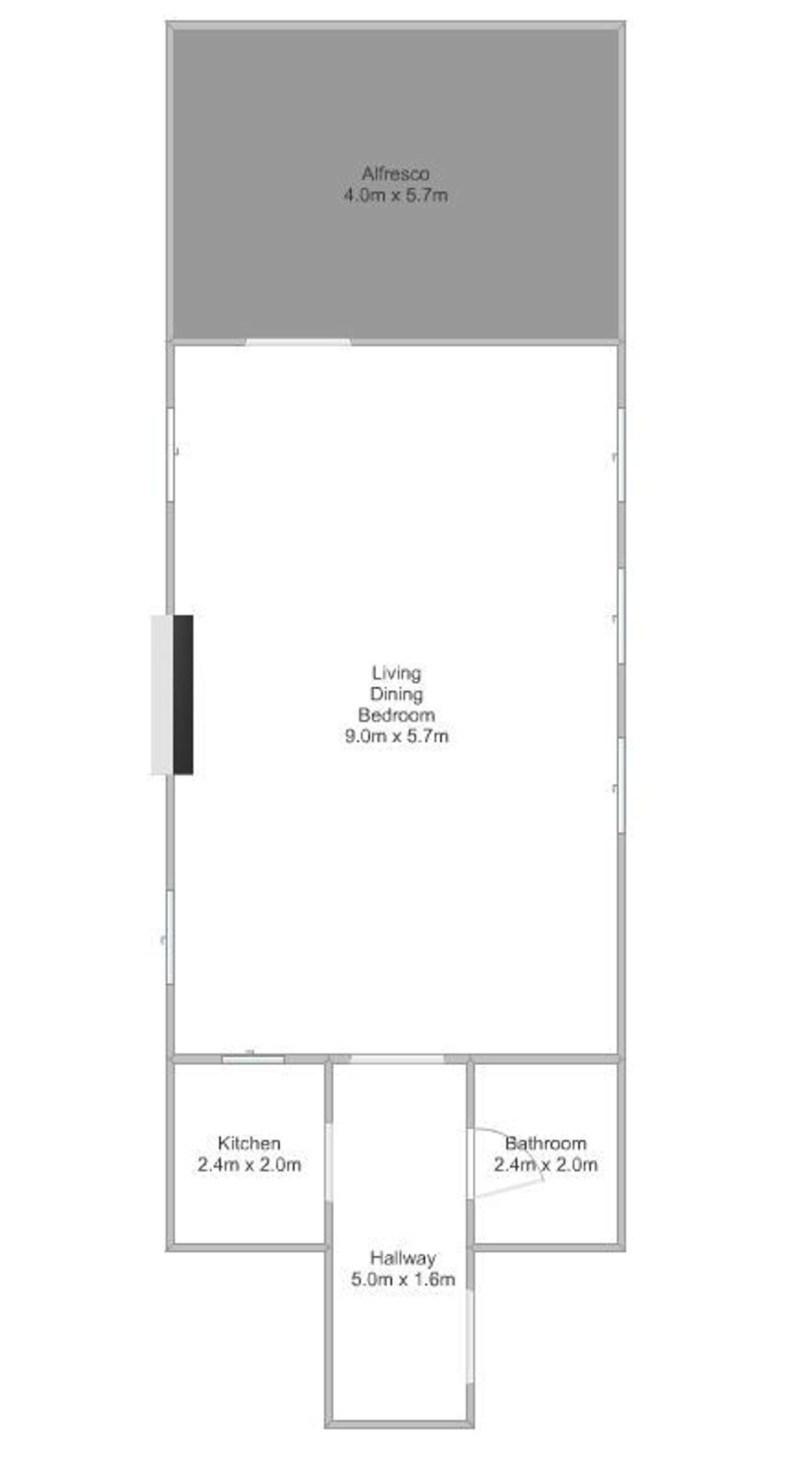 Floorplan of Homely house listing, 7 Shadforth Street, Oxley VIC 3678