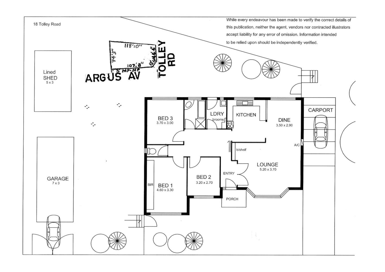 Floorplan of Homely house listing, 18 Tolley Road, Hope Valley SA 5090