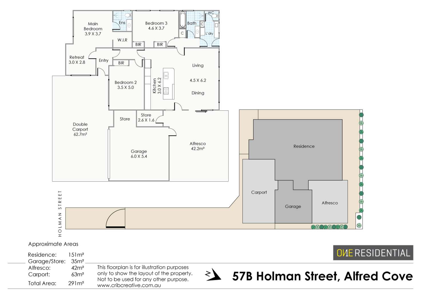 Floorplan of Homely house listing, 57B Holman Street, Alfred Cove WA 6154