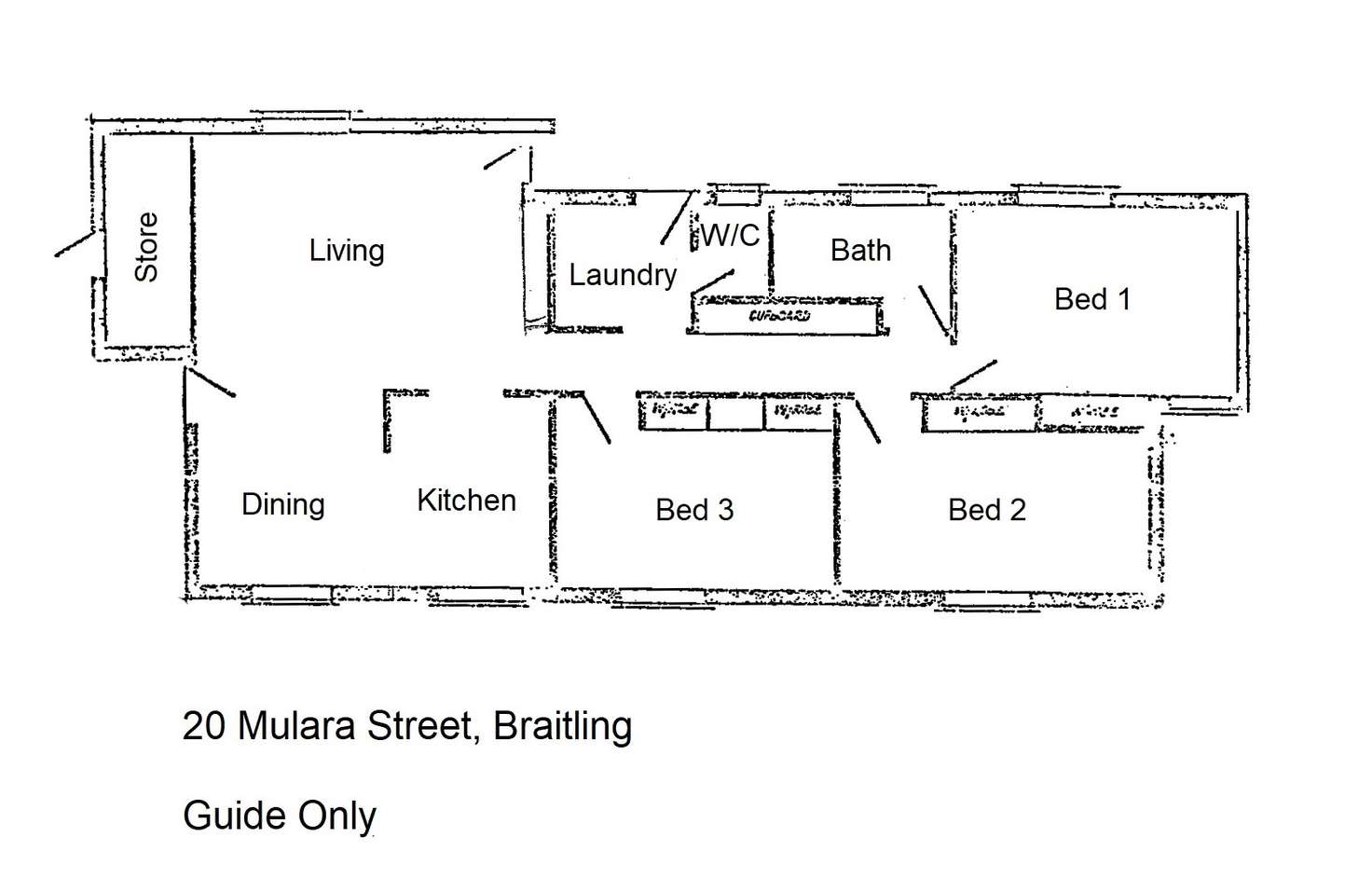 Floorplan of Homely house listing, 20 Mulara St, Braitling NT 870