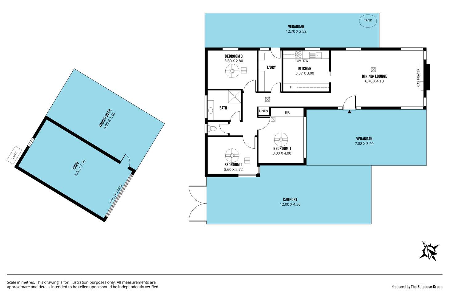 Floorplan of Homely house listing, 1 Berkeley Road, O'halloran Hill SA 5158