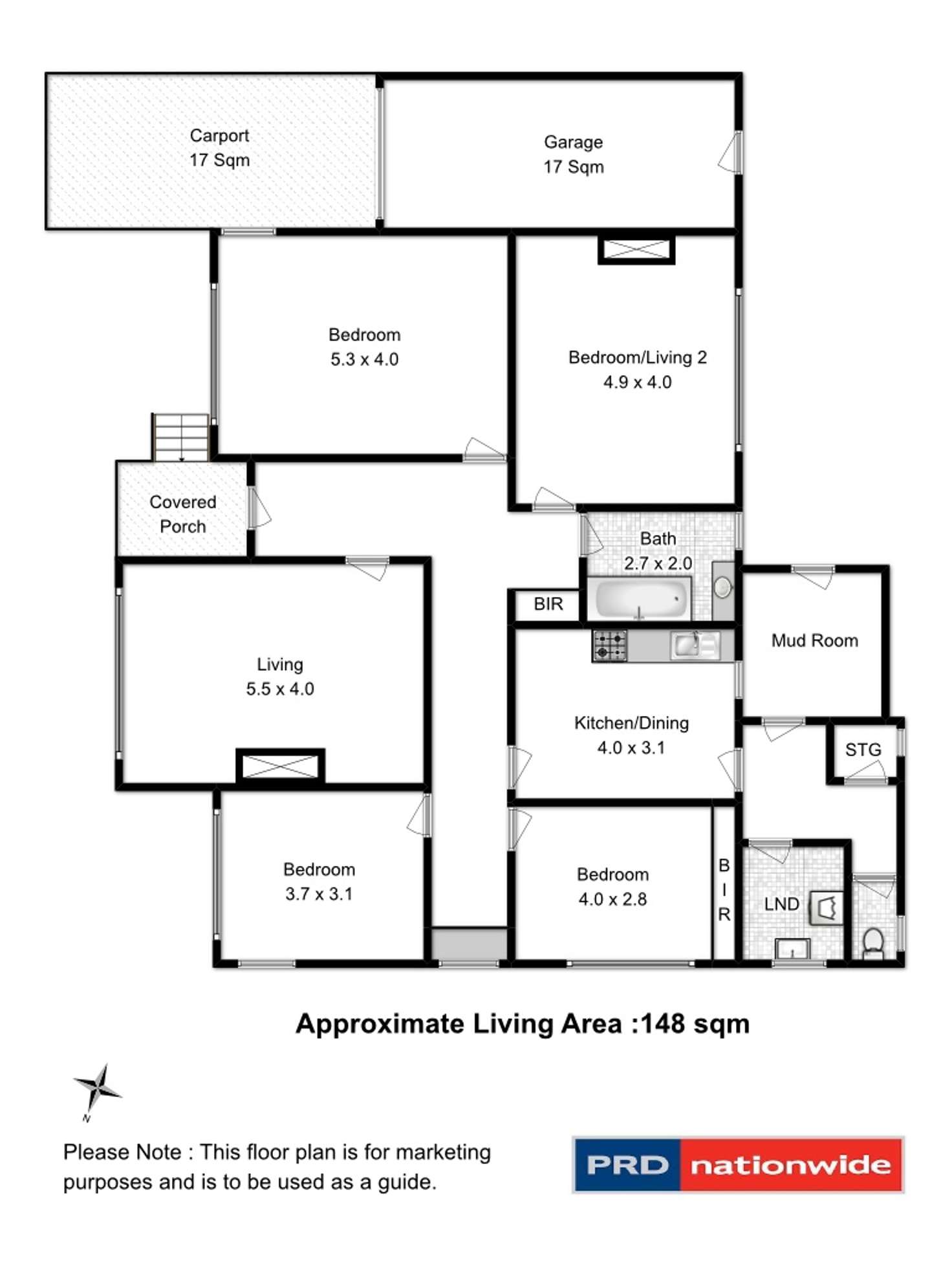 Floorplan of Homely house listing, 4 Charles Street, Moonah TAS 7009