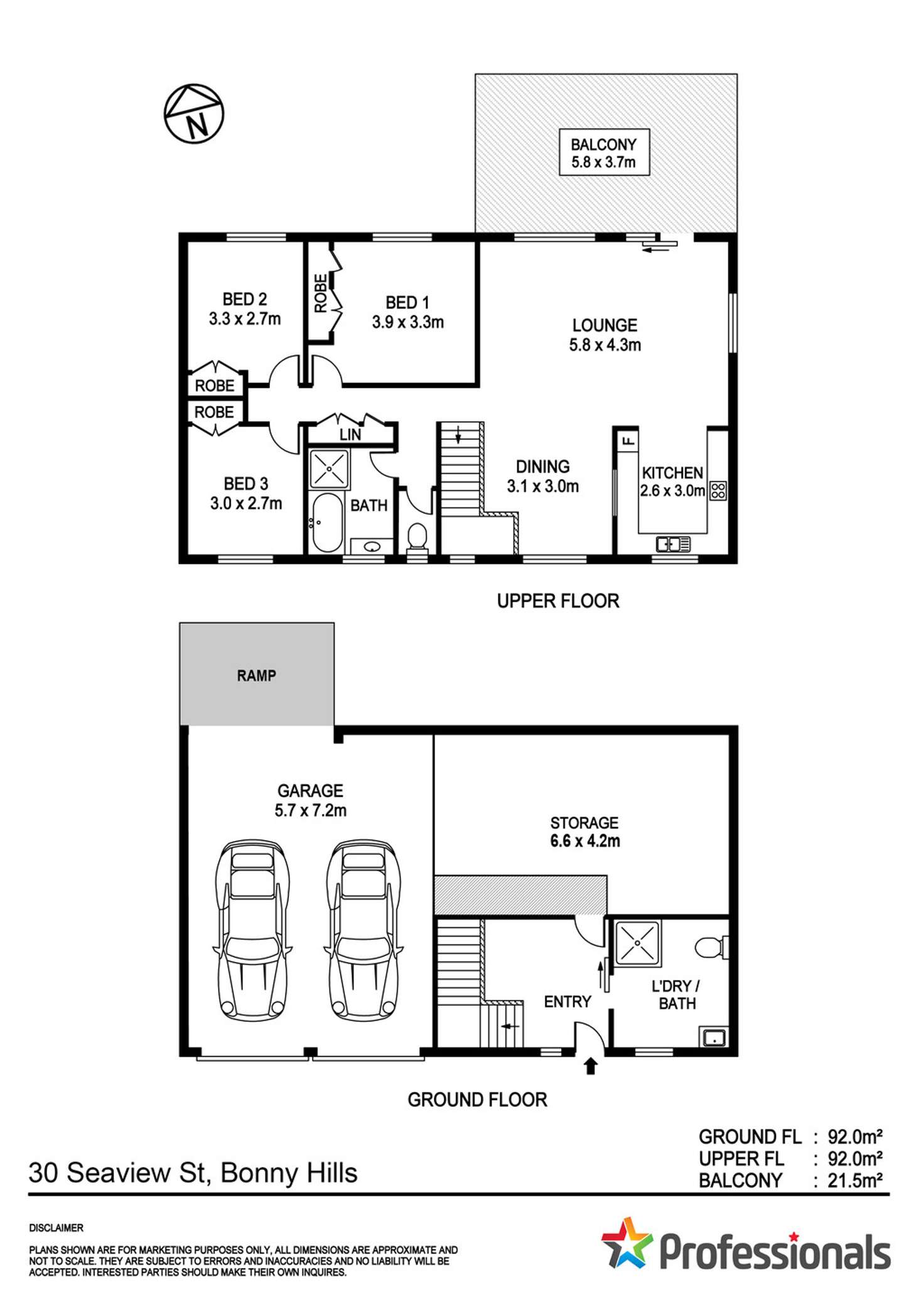 Floorplan of Homely house listing, 30 Seaview Street, Bonny Hills NSW 2445