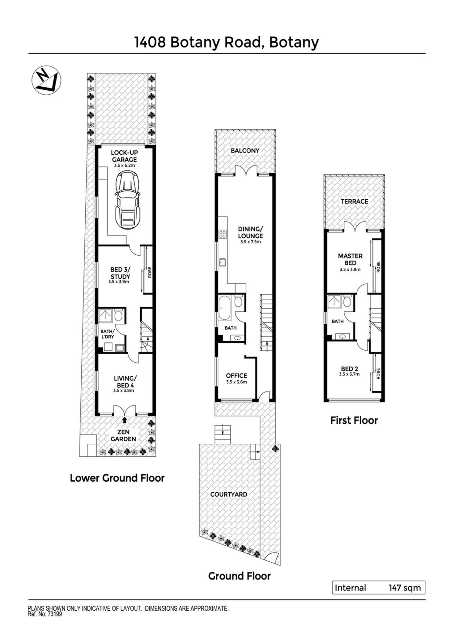 Floorplan of Homely house listing, 1408 Botany Road (Second Frontage Dent Street), Botany NSW 2019