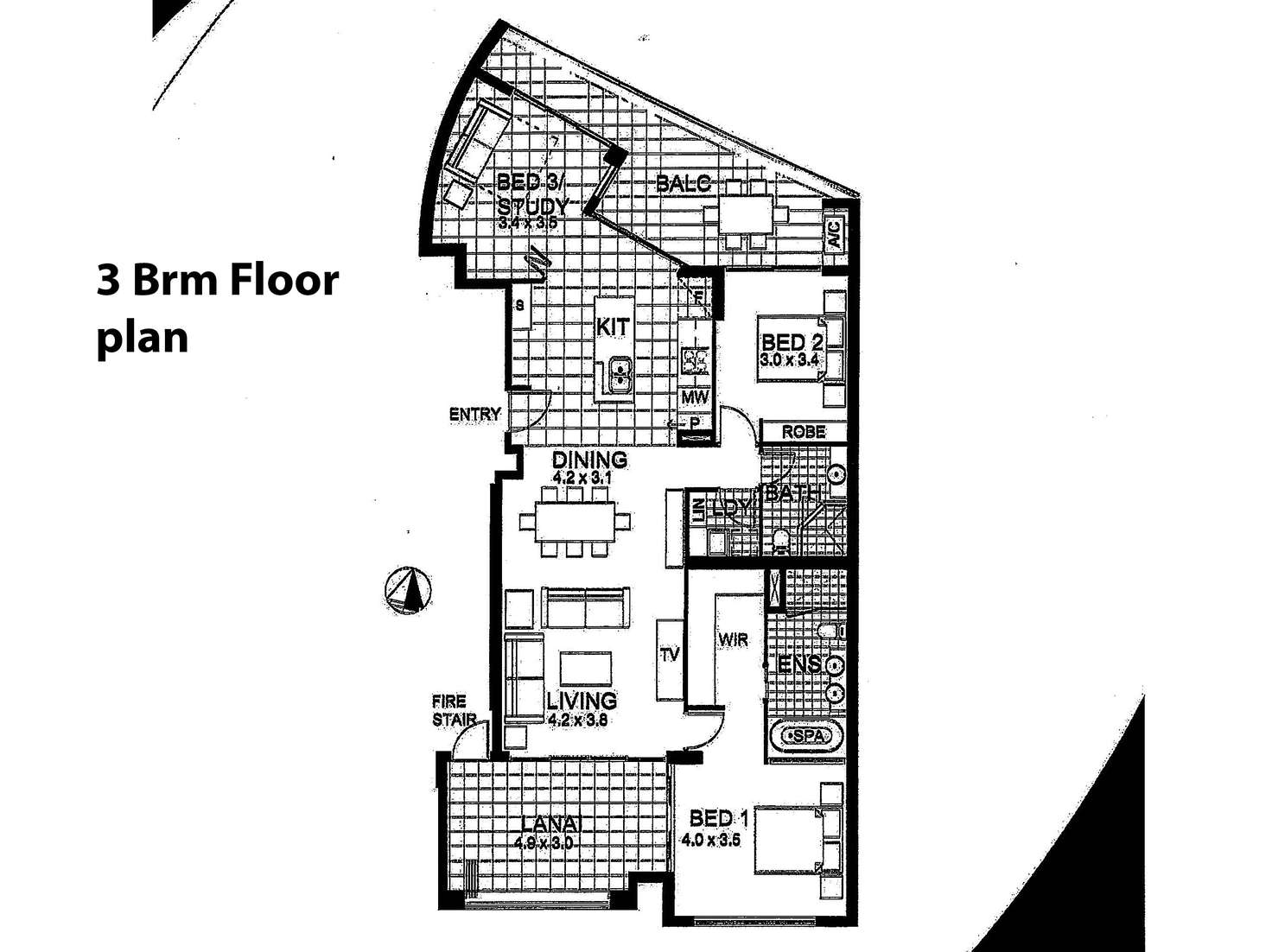 Floorplan of Homely apartment listing, 1102/80 Lower Gay Terrace - Aspect, Caloundra QLD 4551