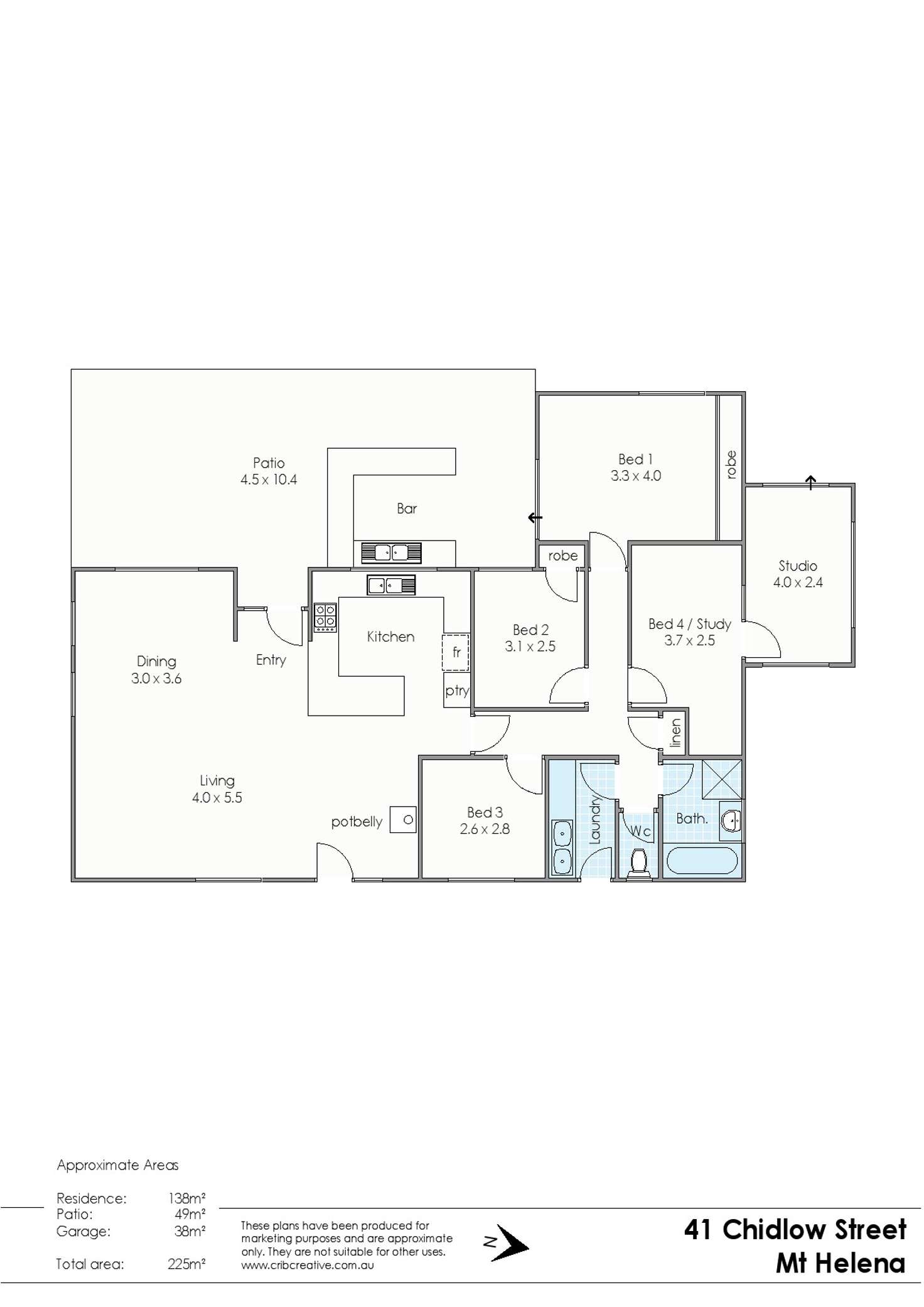 Floorplan of Homely house listing, 41 Chidlow Street, Mount Helena WA 6082