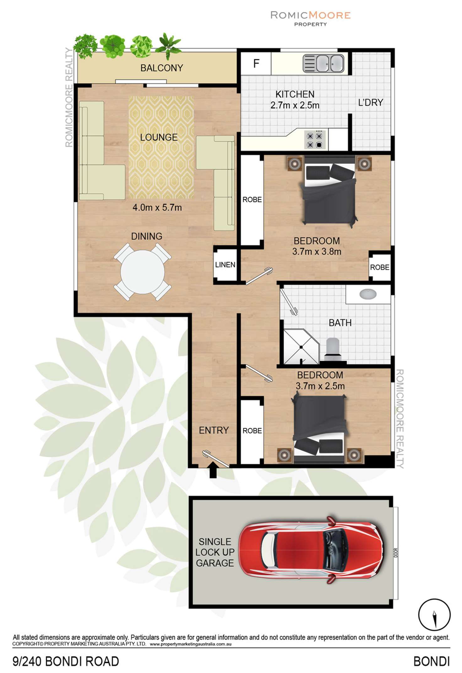 Floorplan of Homely apartment listing, 9/240 Bondi Road, Bondi NSW 2026