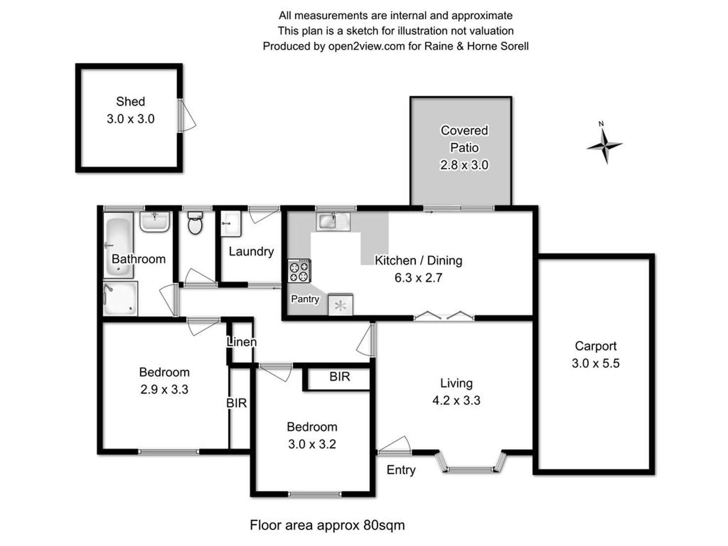 Floorplan of Homely house listing, Unit 2/14 Pollock Place, Sorell TAS 7172