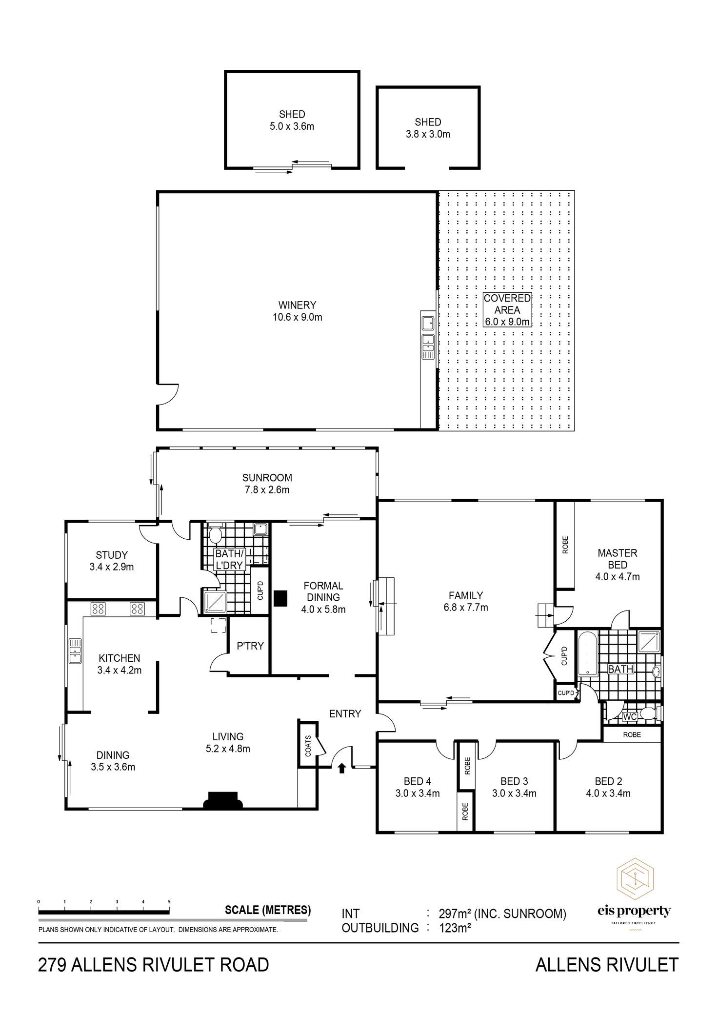 Floorplan of Homely house listing, 279 Allens Rivulet Road, Allens Rivulet TAS 7150