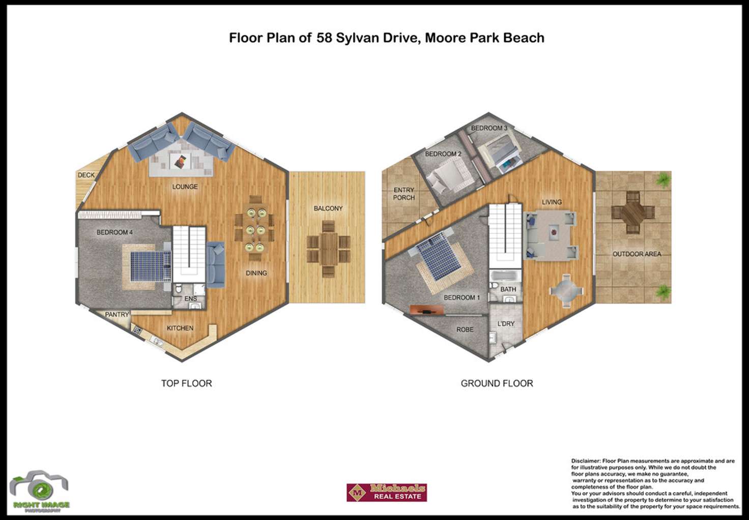 Floorplan of Homely house listing, 58 Sylvan Drive, Moore Park Beach QLD 4670