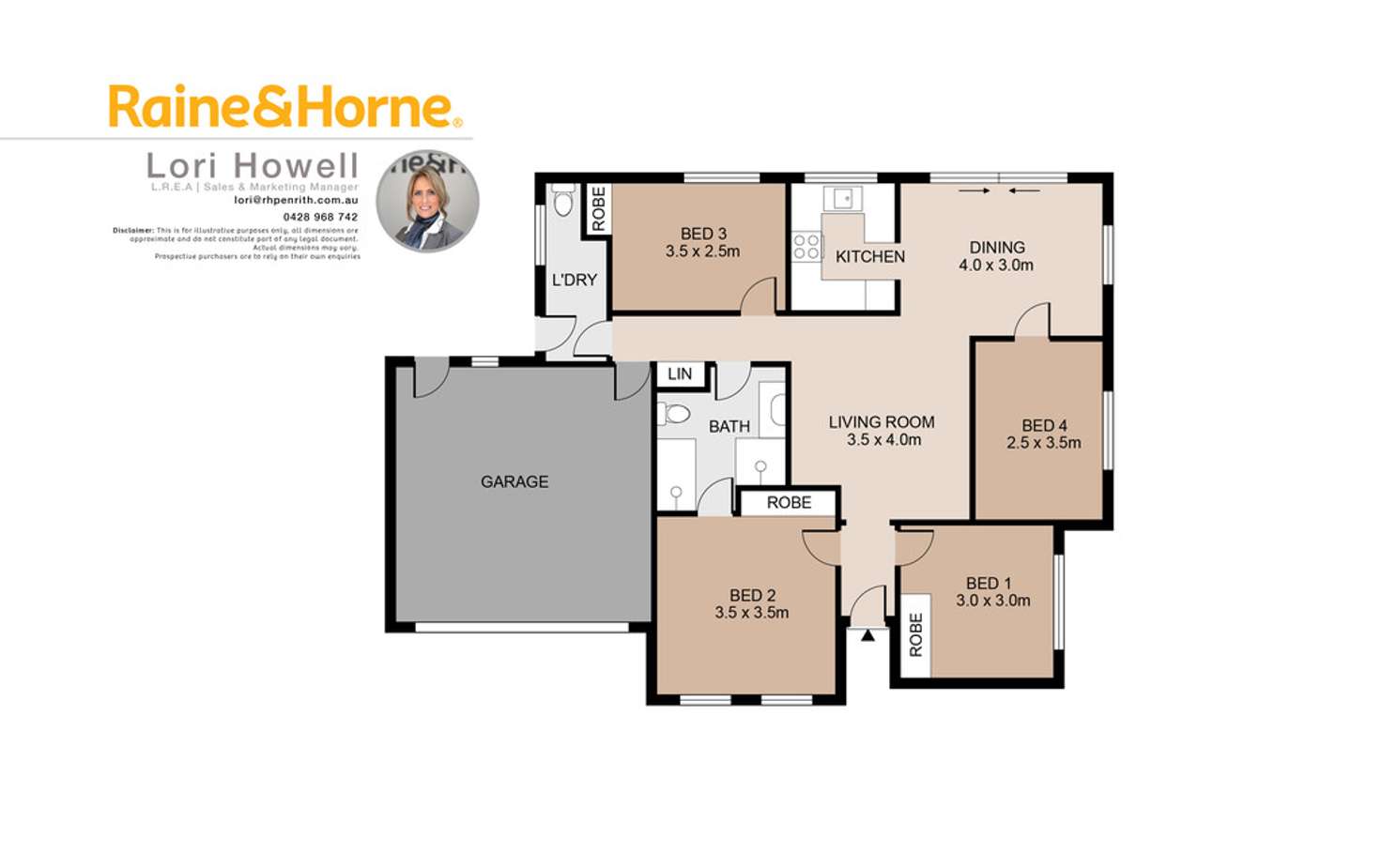 Floorplan of Homely villa listing, 4/178-180 Victoria Street, Kingswood NSW 2747