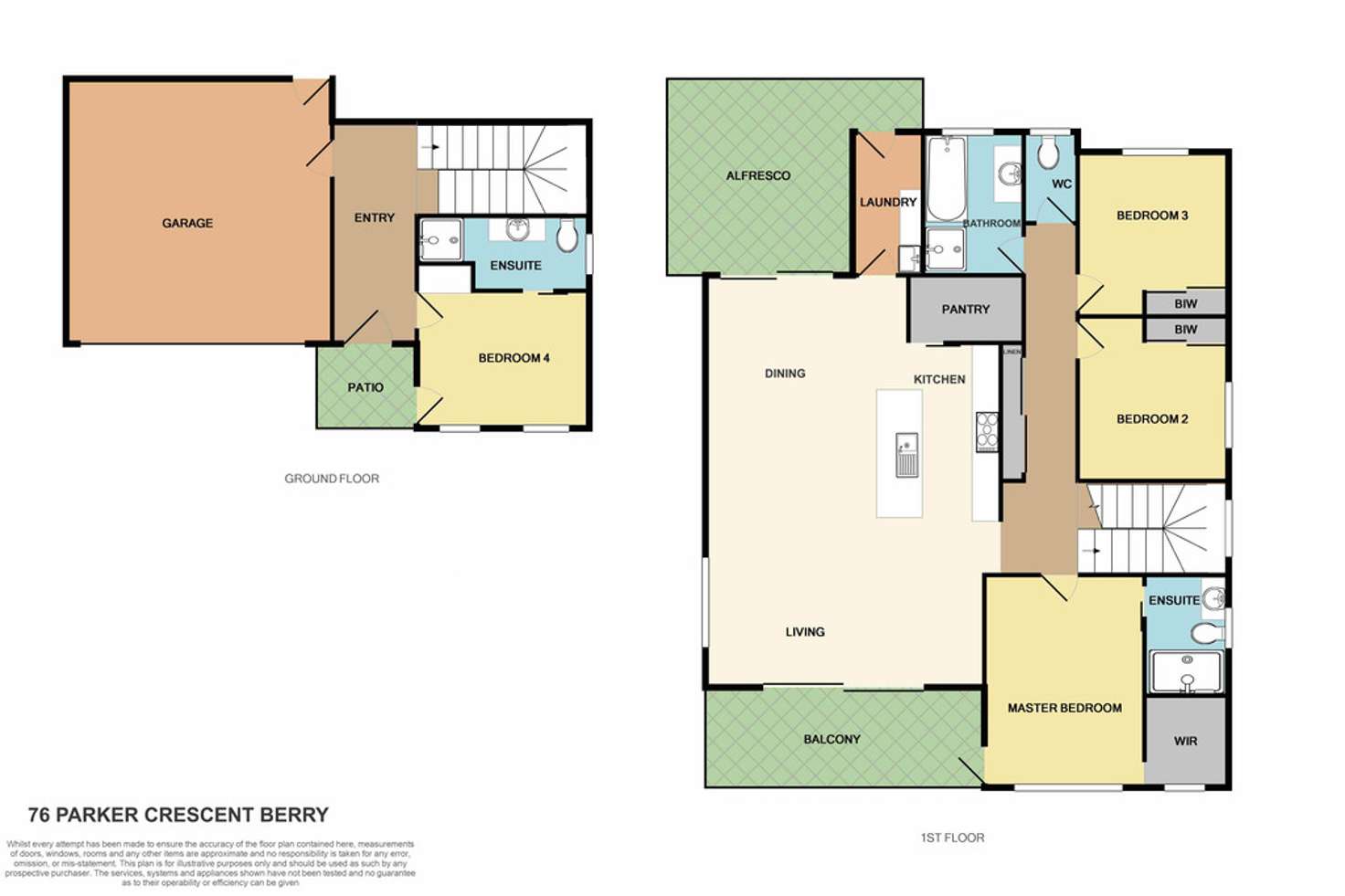 Floorplan of Homely house listing, 76 Parker Crescent, Berry NSW 2535