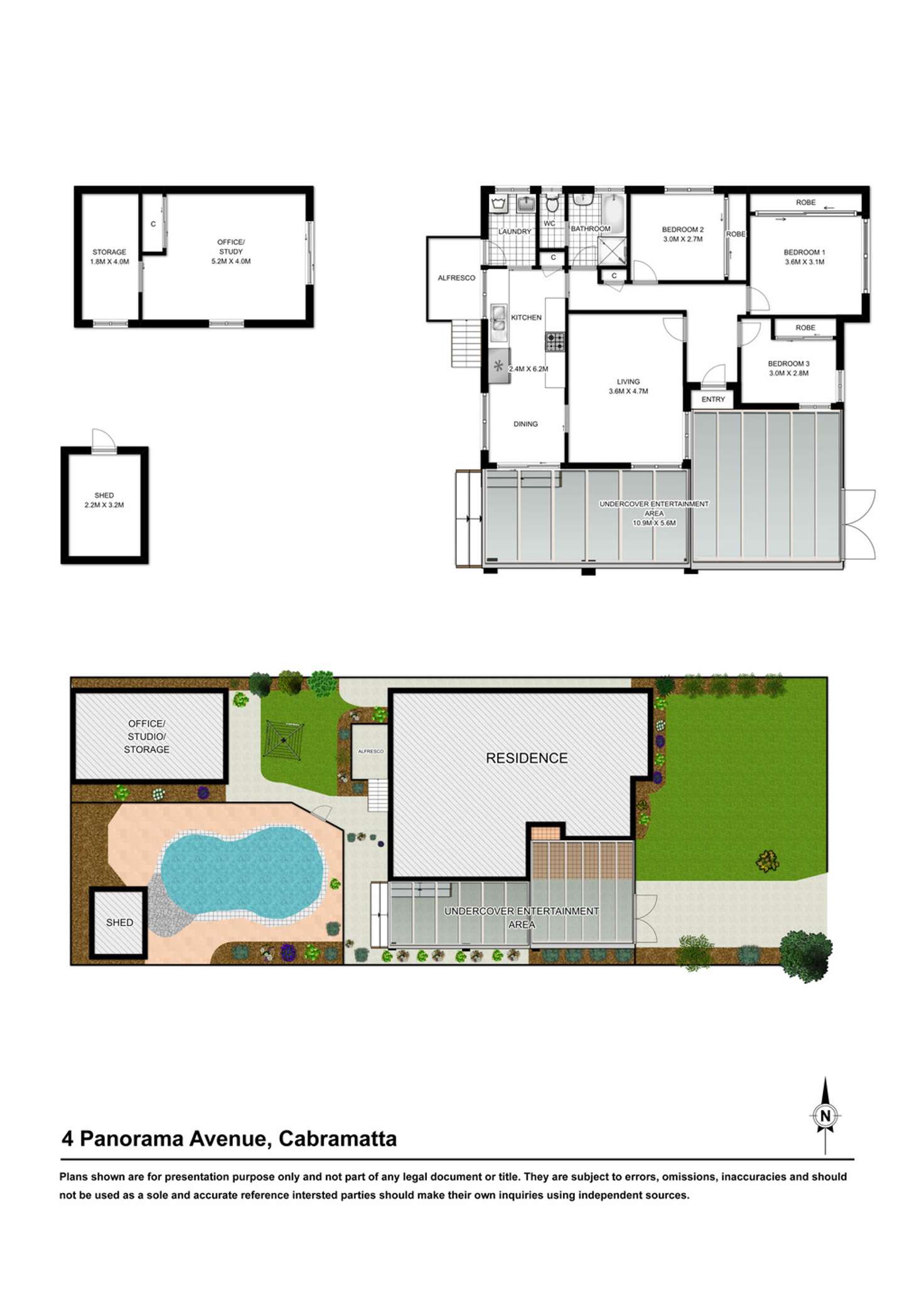 Floorplan of Homely house listing, 4 PANORAMA AVENUE, Cabramatta NSW 2166