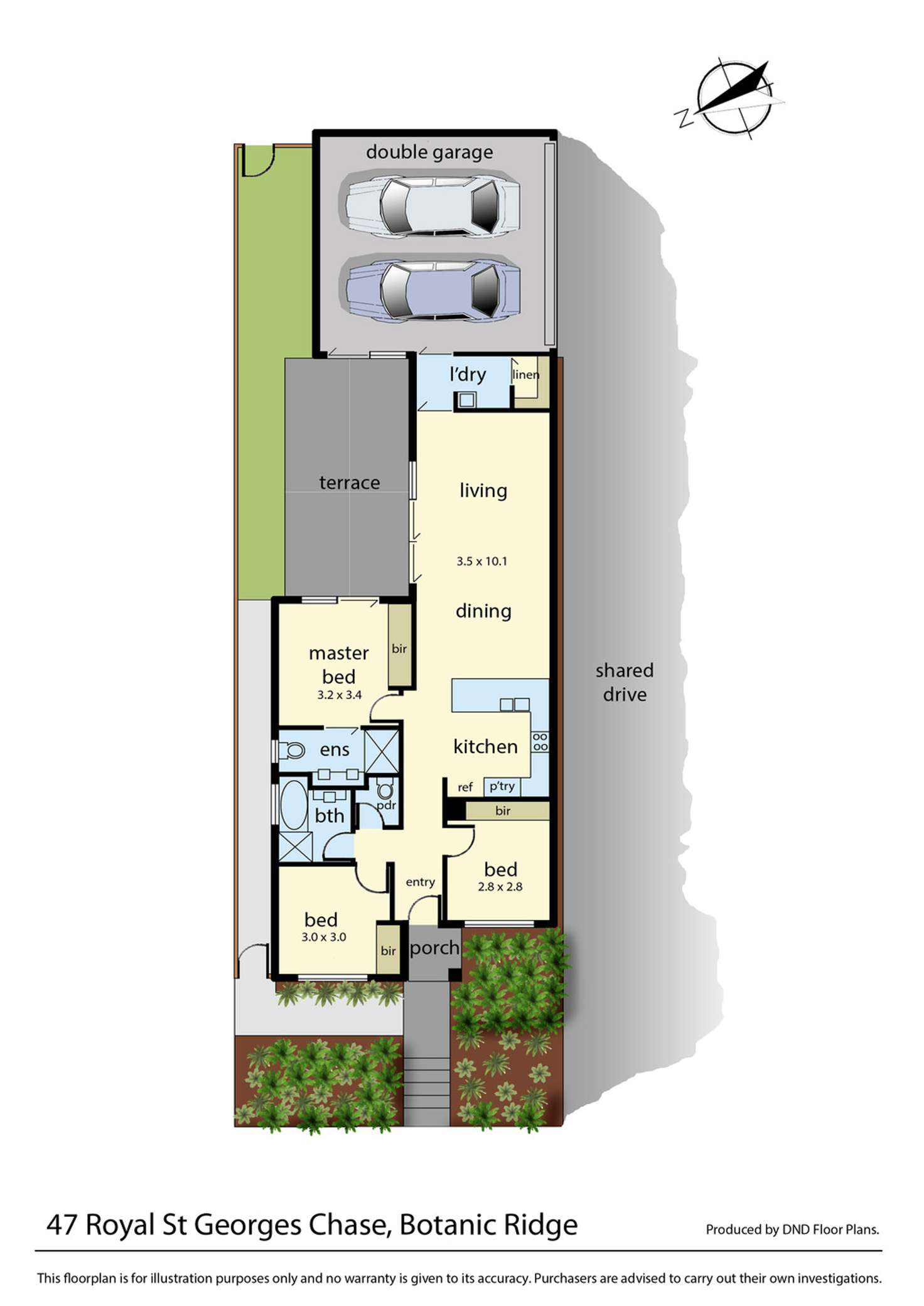 Floorplan of Homely house listing, 47 Royal St Georges Chase, Botanic Ridge VIC 3977