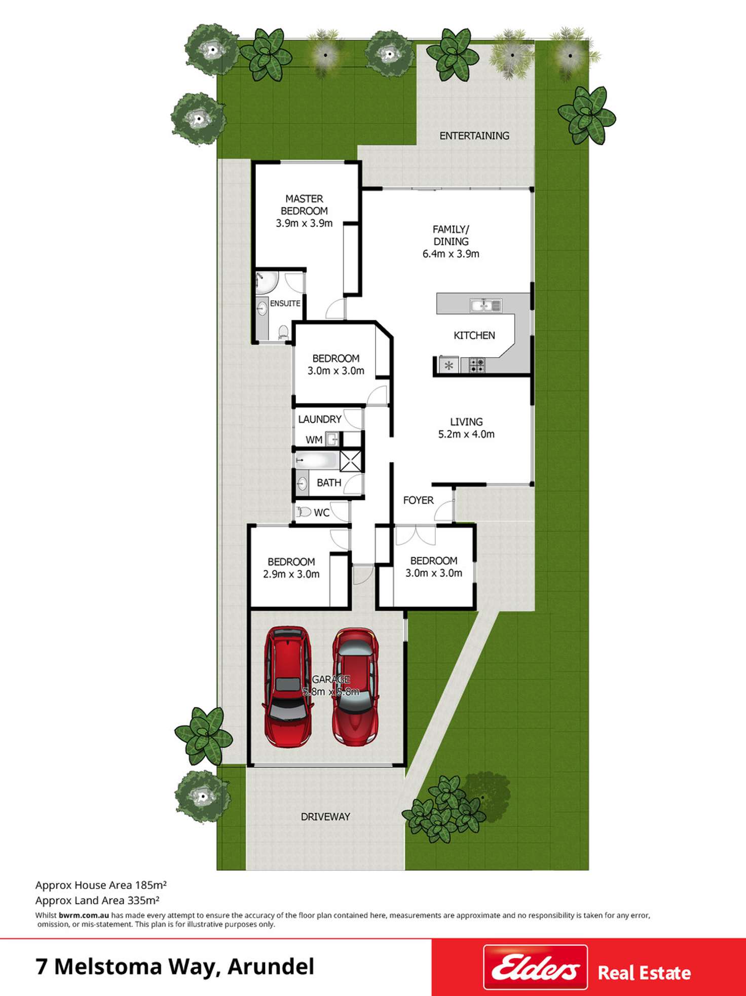 Floorplan of Homely house listing, 7 MELASTOMA WAY, Arundel QLD 4214